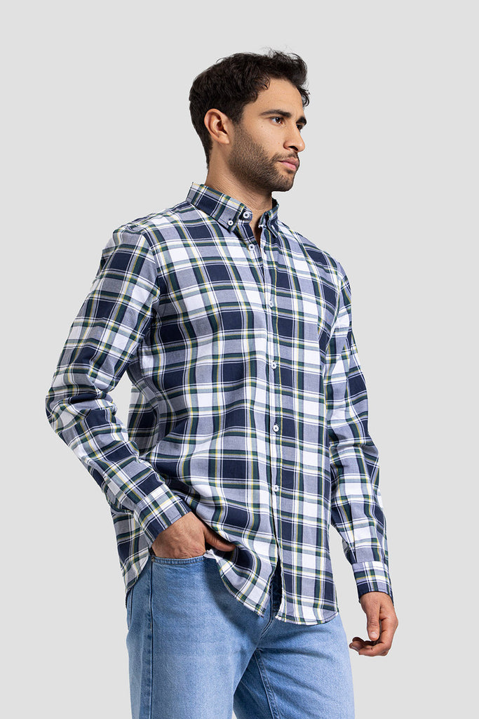 Slim Fit Checked Shirt