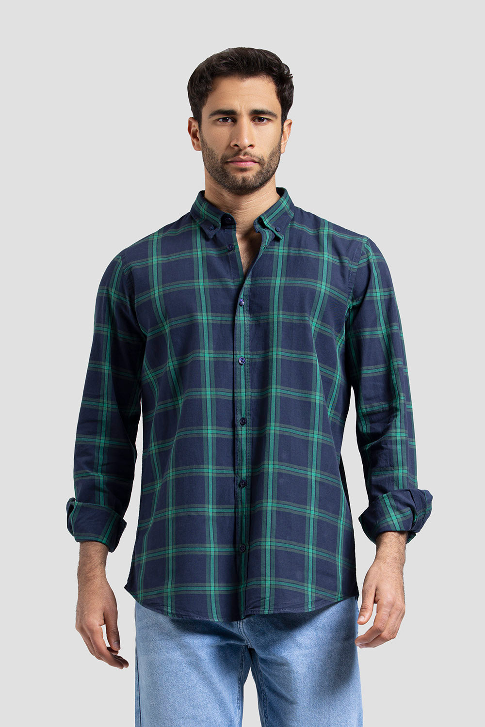Slim Fit Checked Shirt