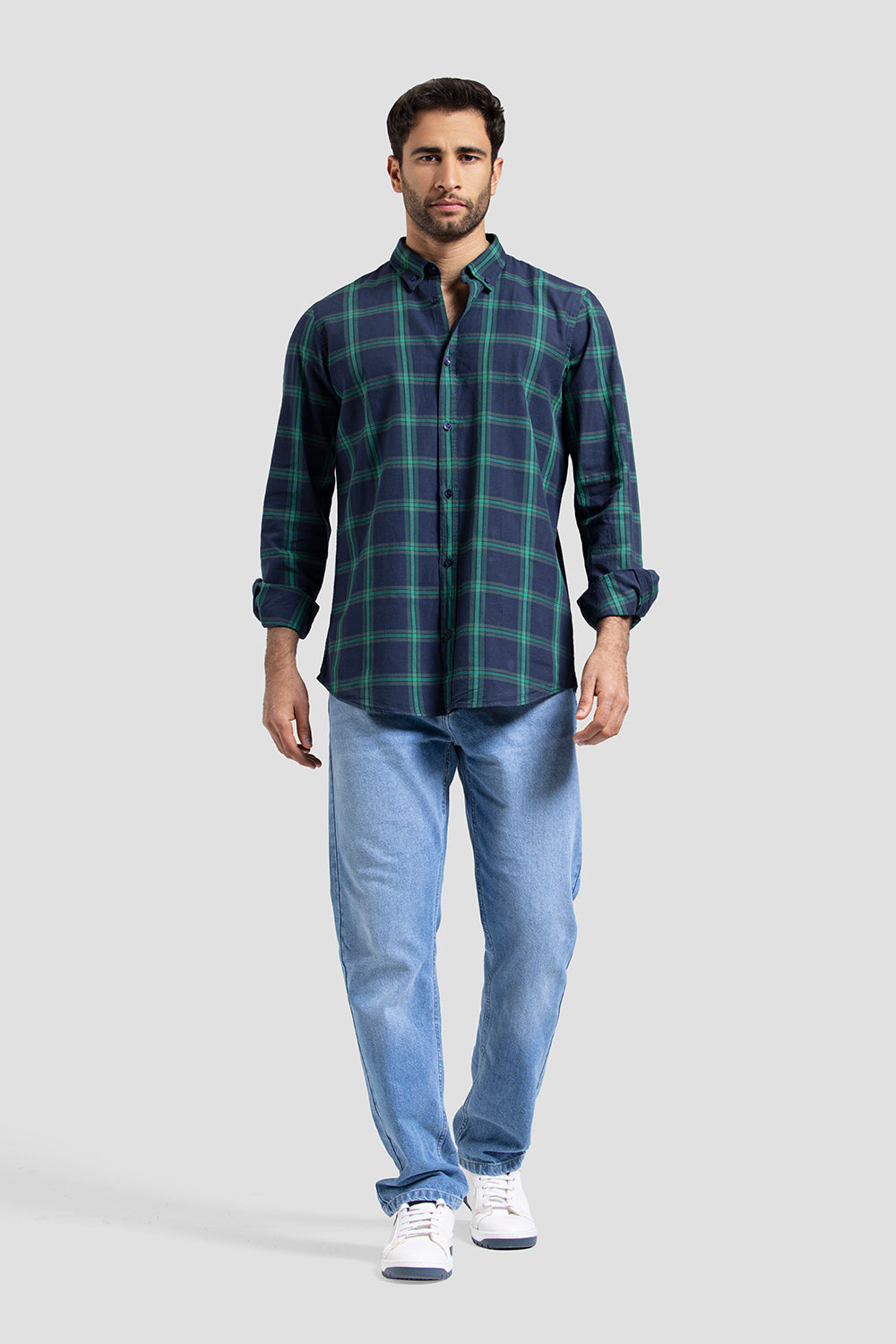 Slim Fit Checked Shirt