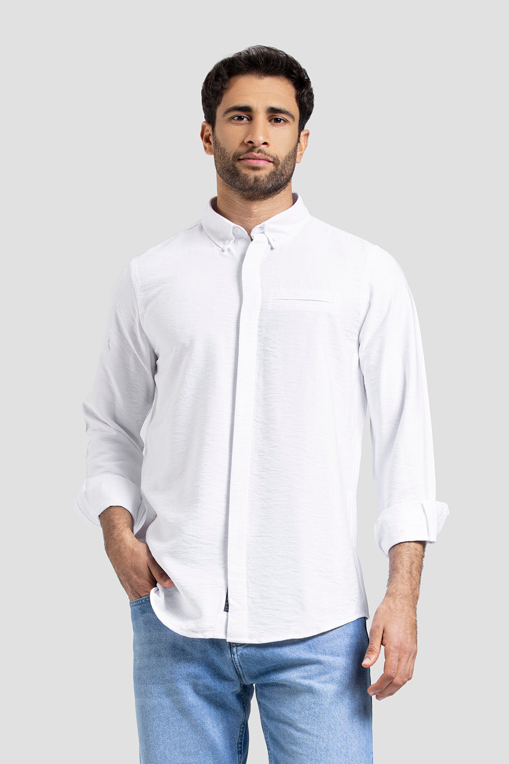 Slim Fit Linen Shirt