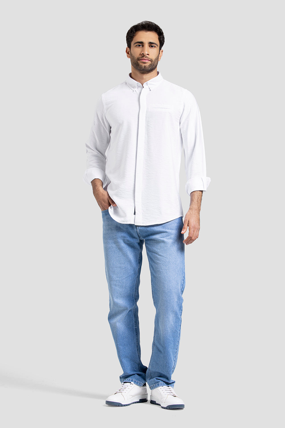 Slim Fit Linen Shirt