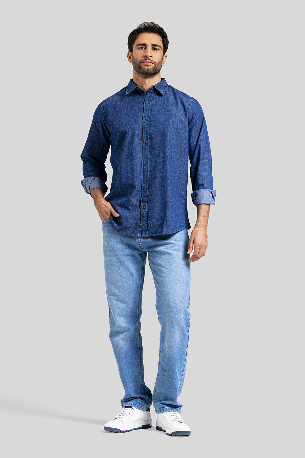 Slim Fit Denim Shirt