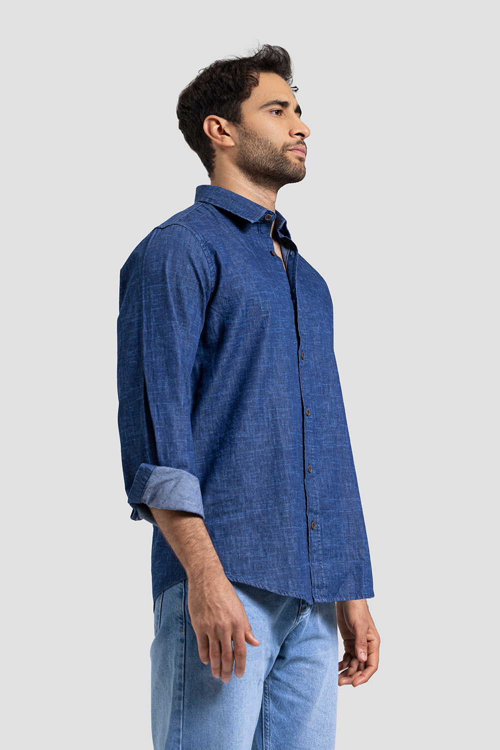 Slim Fit Denim Shirt