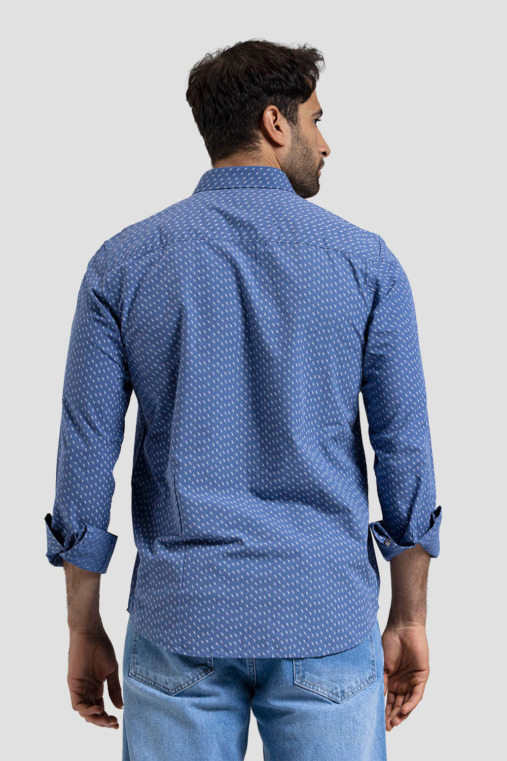 slim fit printed shirt