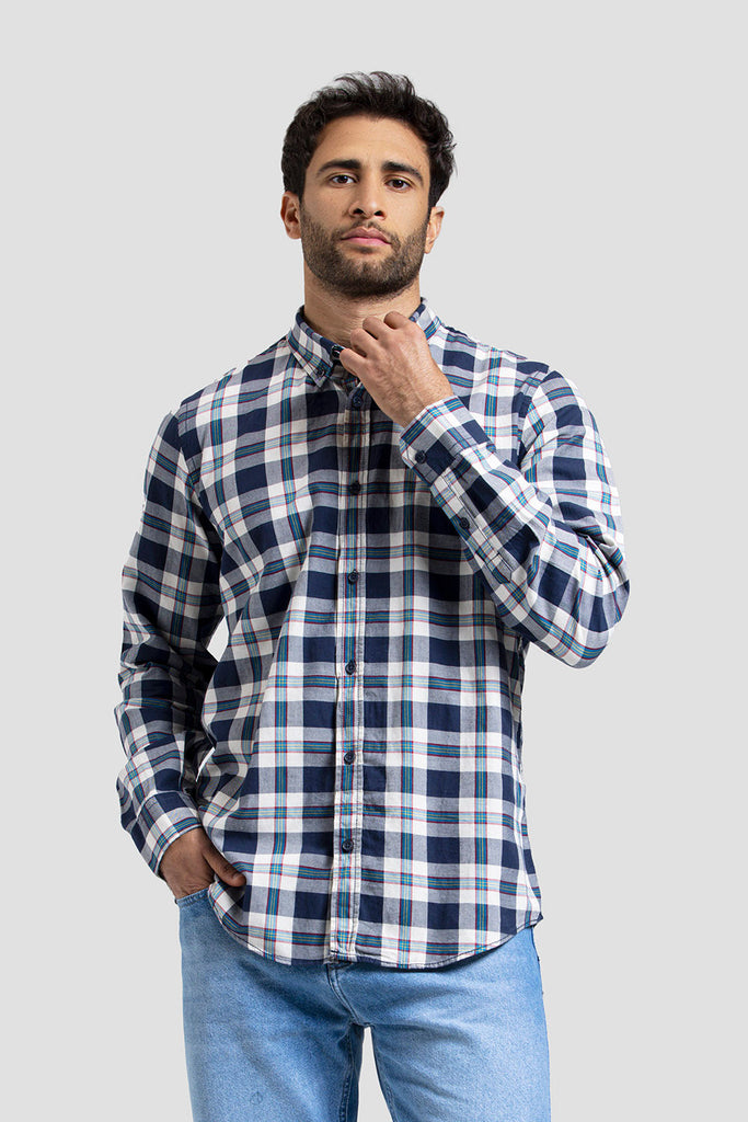 Slim Fit Checked Shirt