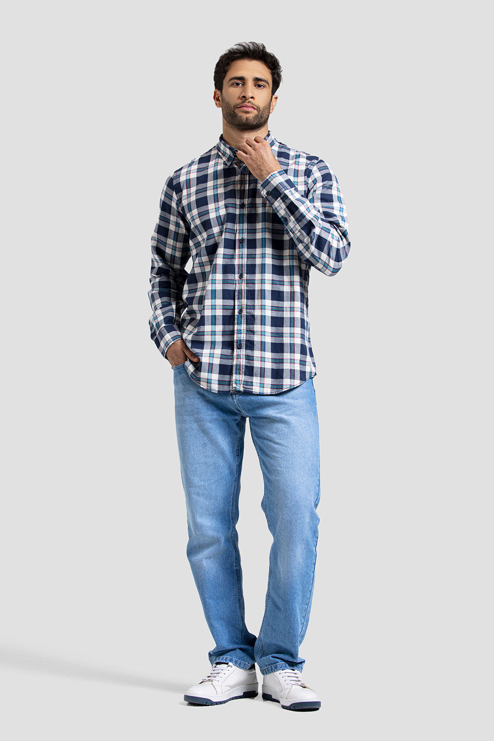 Slim Fit Checked Shirt