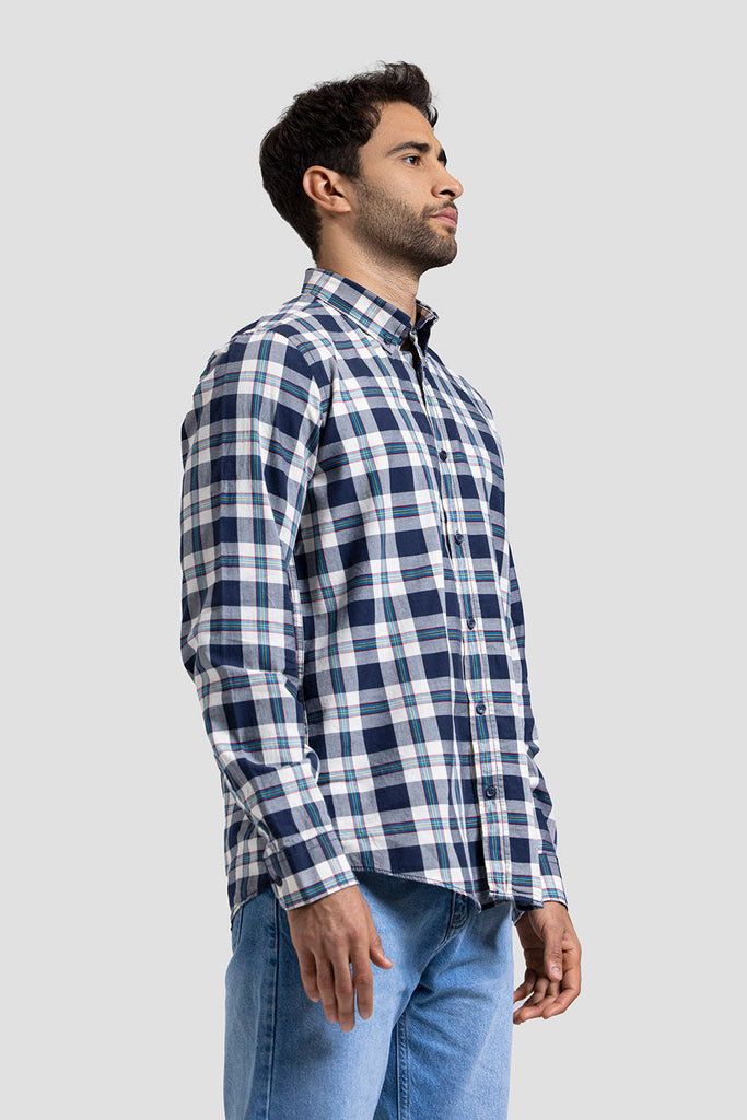 Slim Fit Checked Shirt