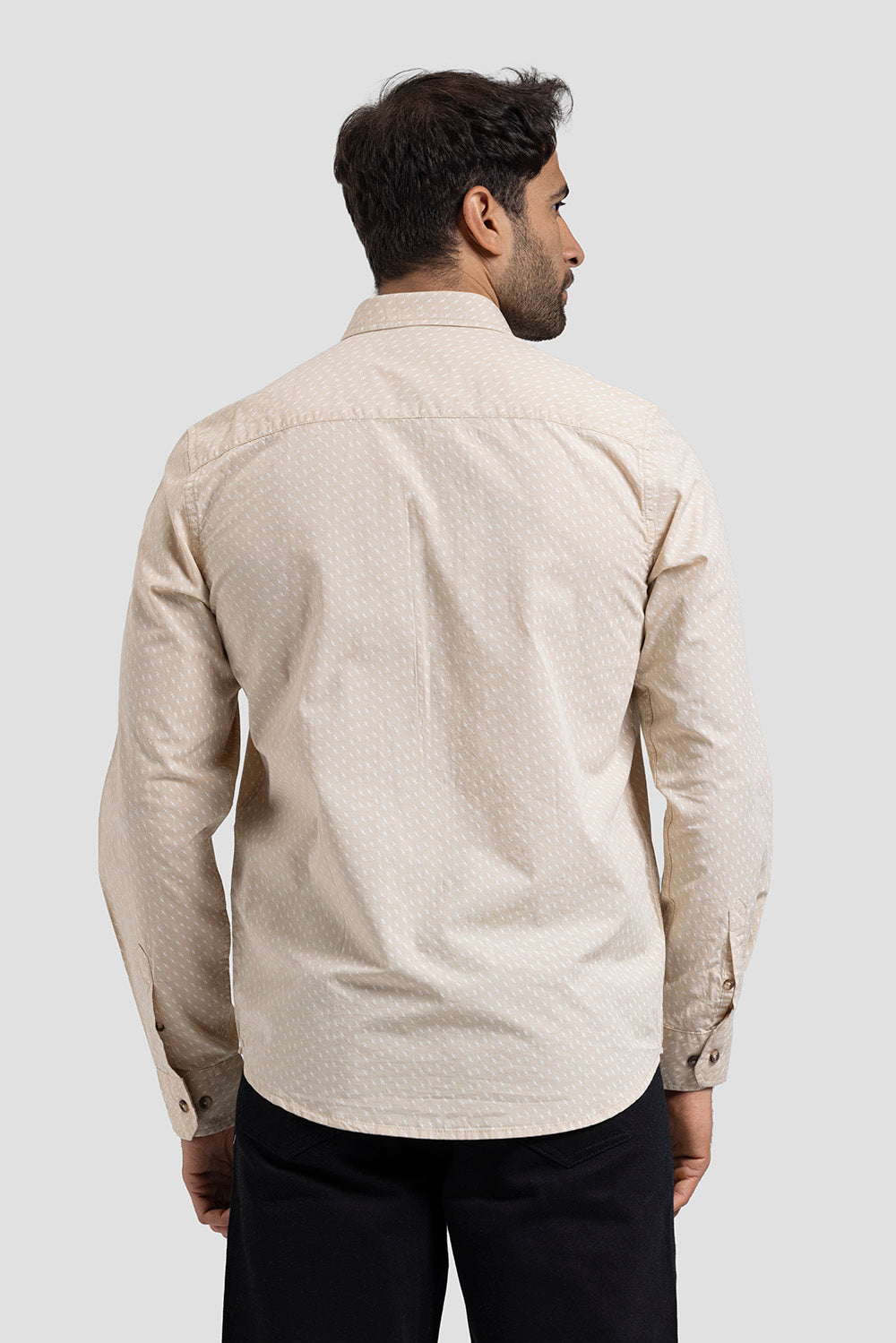 slim fit printed shirt
