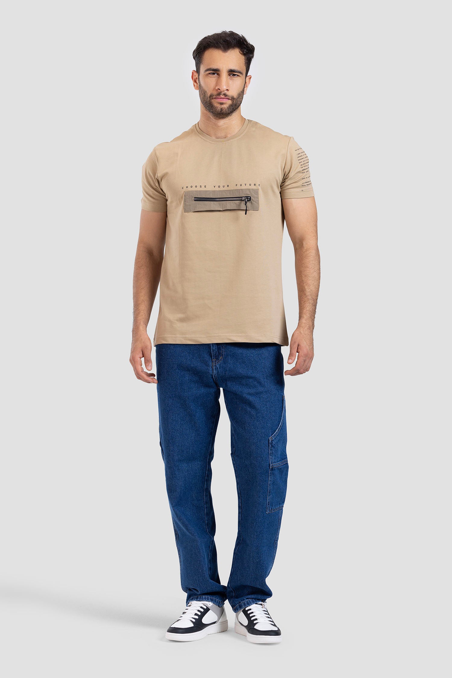 Crew Neck Printed T-shirt