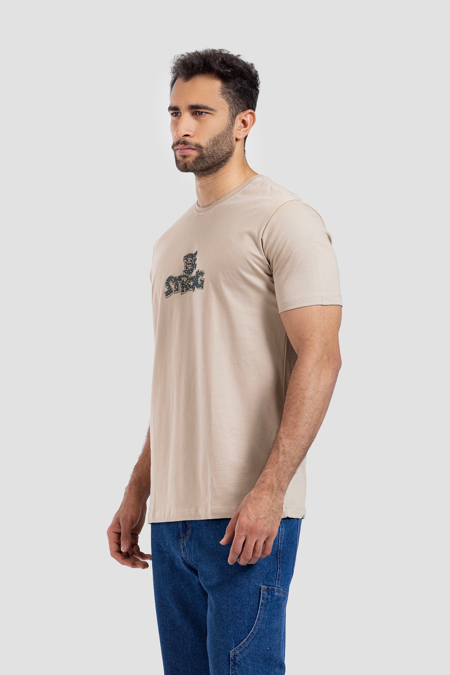 Crew Neck Printed T-shirt