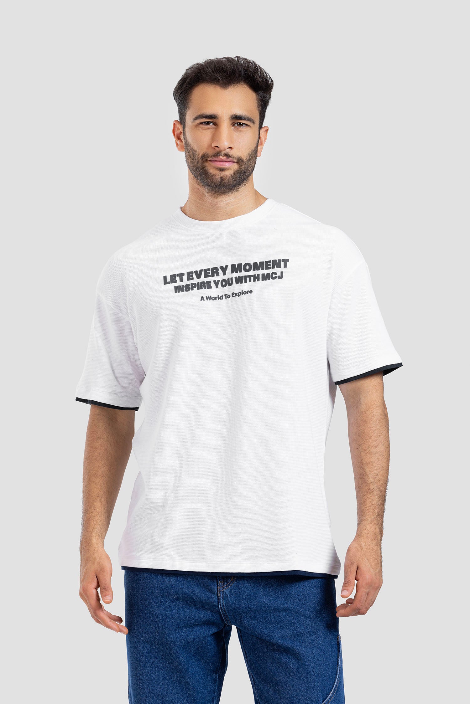 Crew Neck Over Size T-shirt
