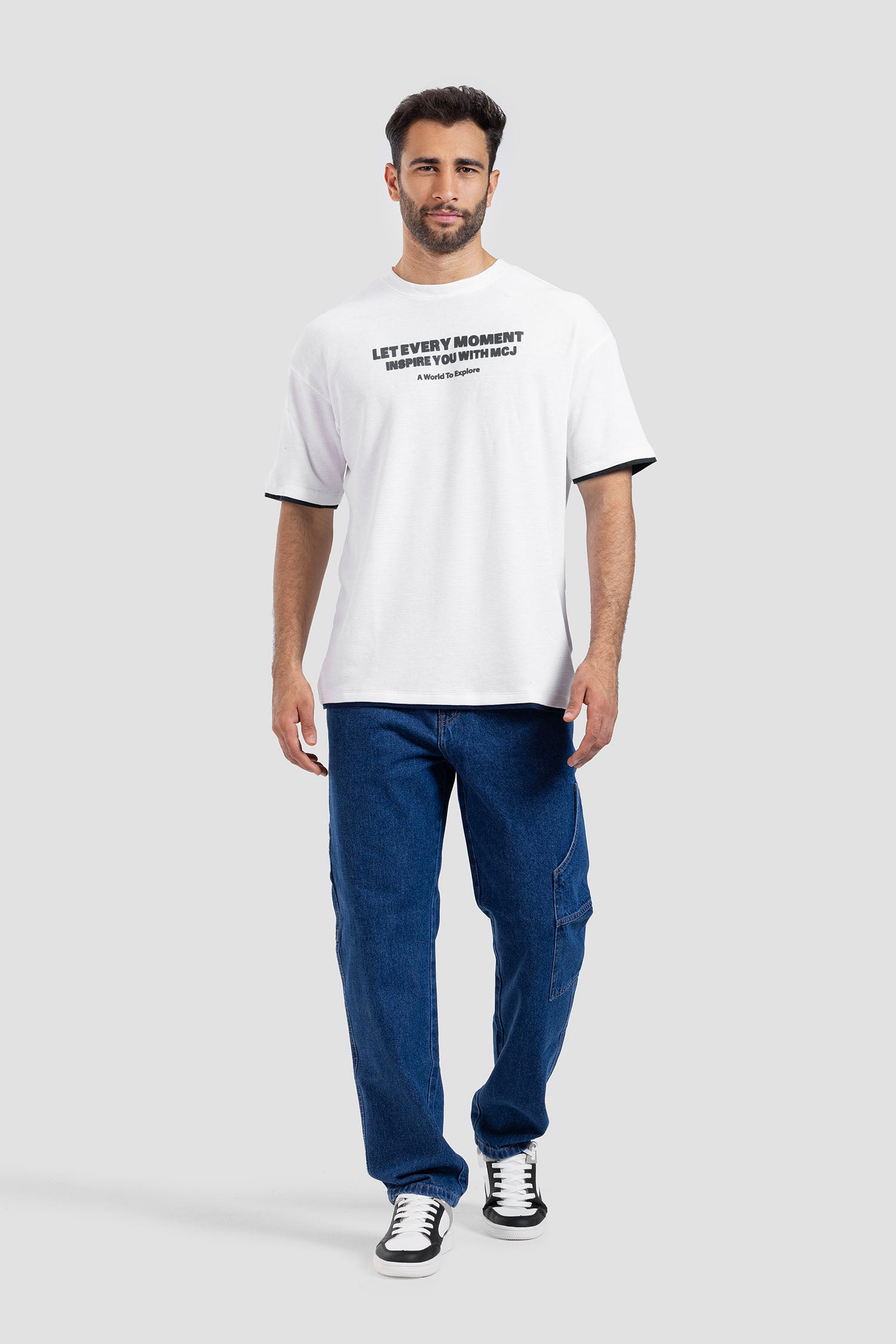 Crew Neck Over Size T-shirt