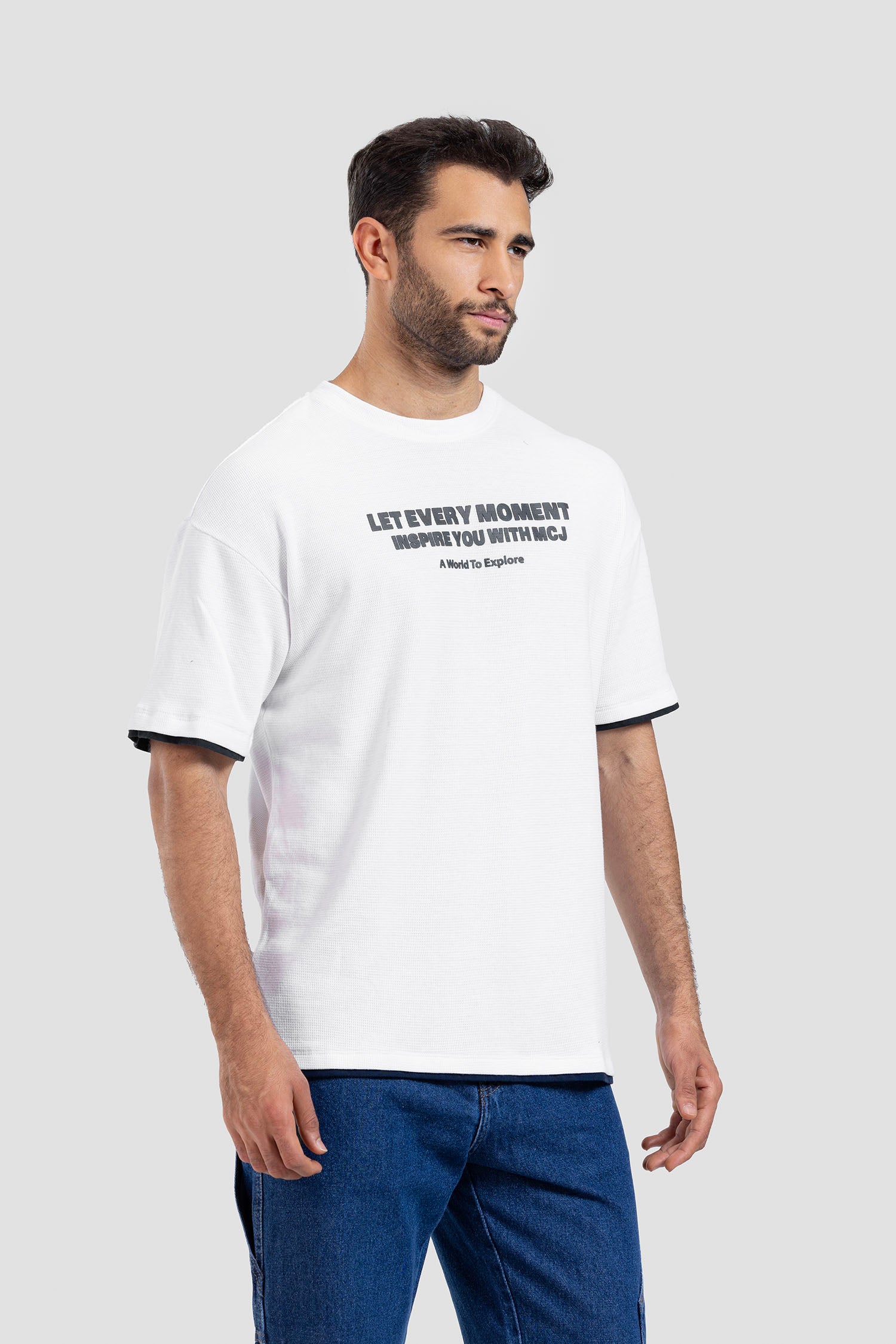 Crew Neck Over Size T-shirt