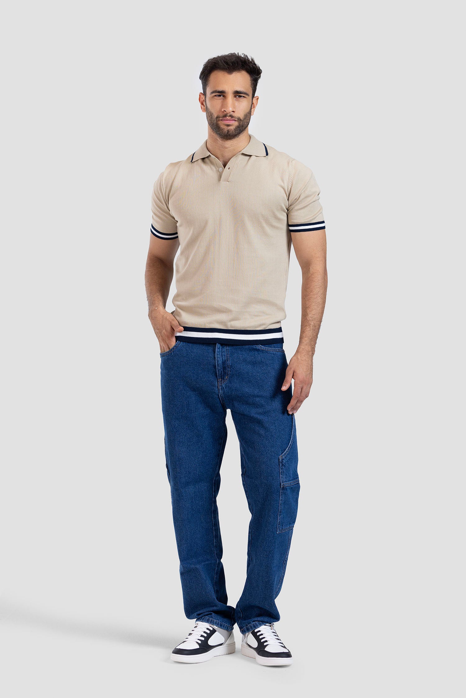 Knitted Polo Shirt