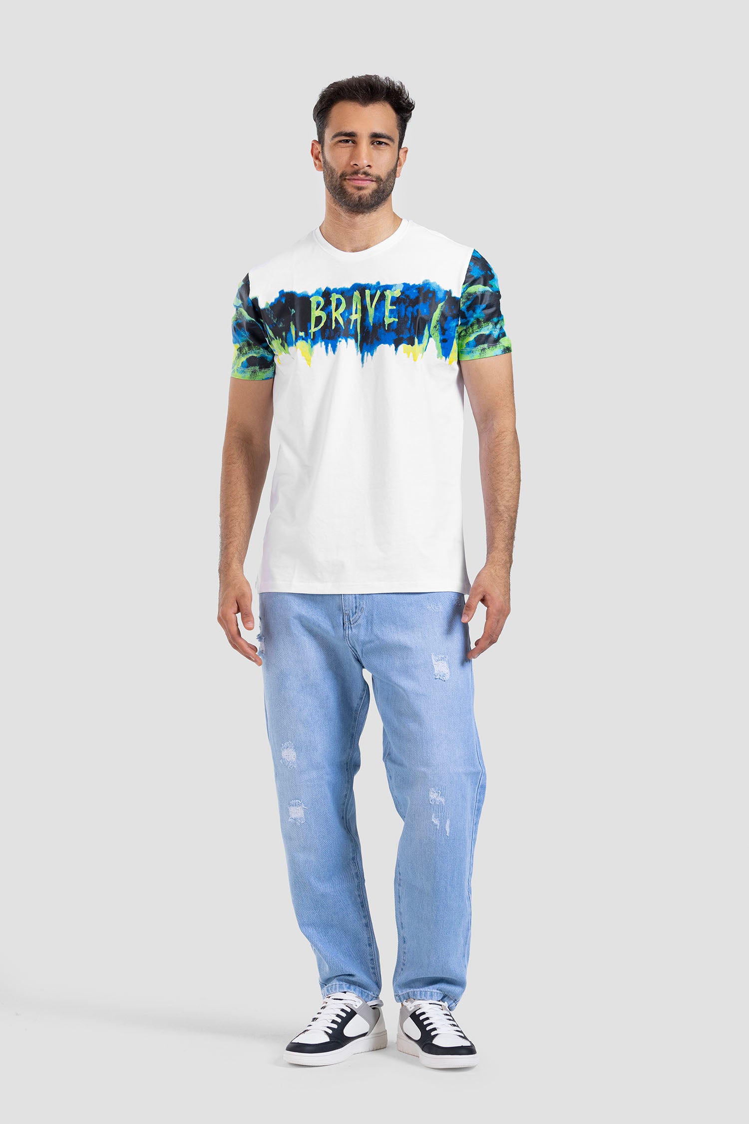 Crew Neck Printed T-shirt