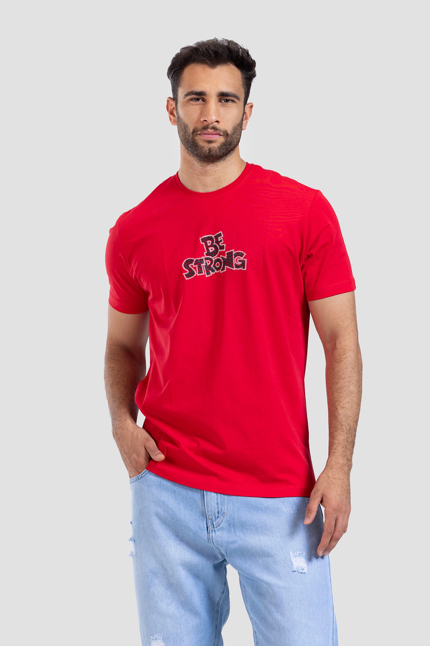 Crew Neck Printed T-shirt