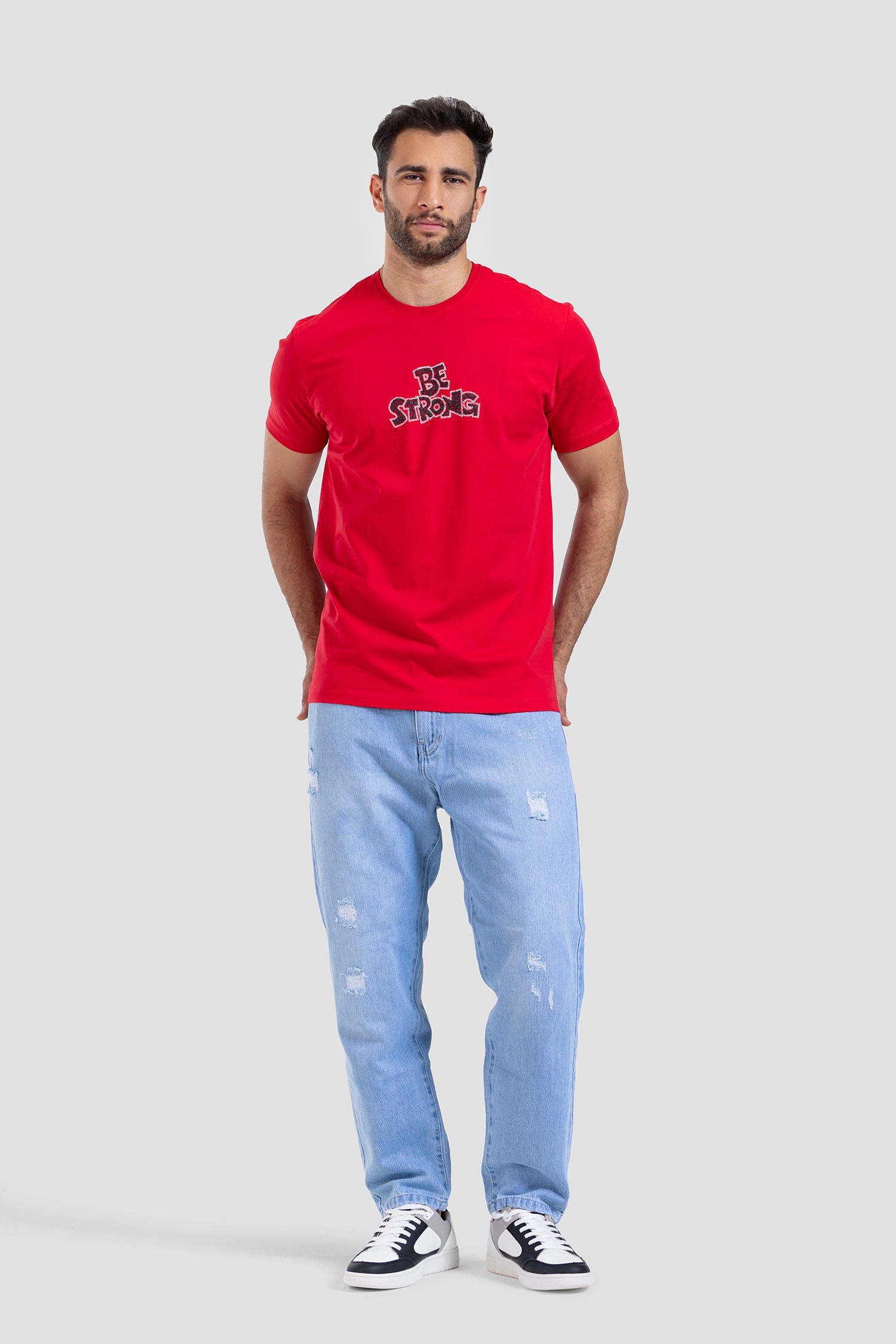 Crew Neck Printed T-shirt