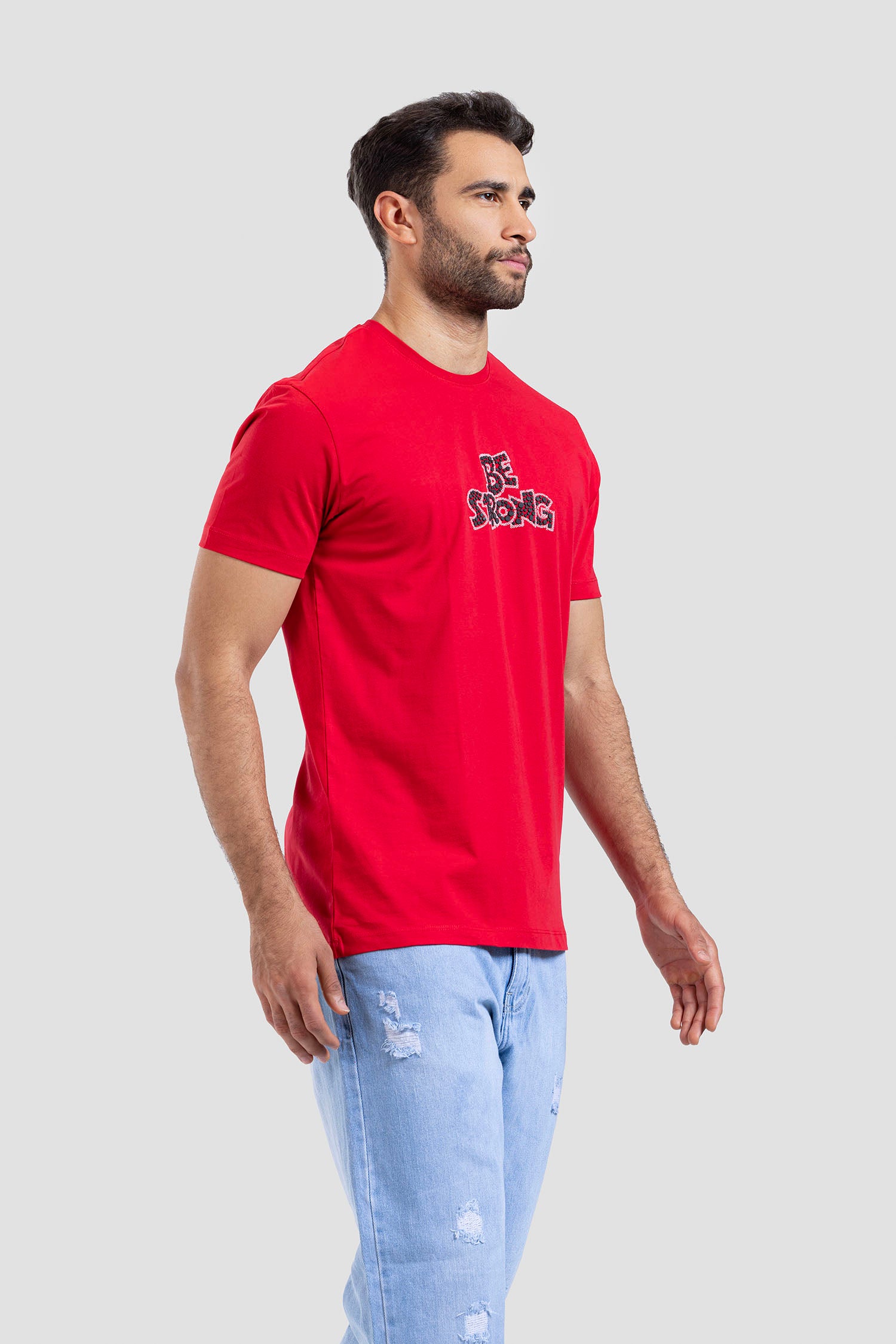 Crew Neck Printed T-shirt