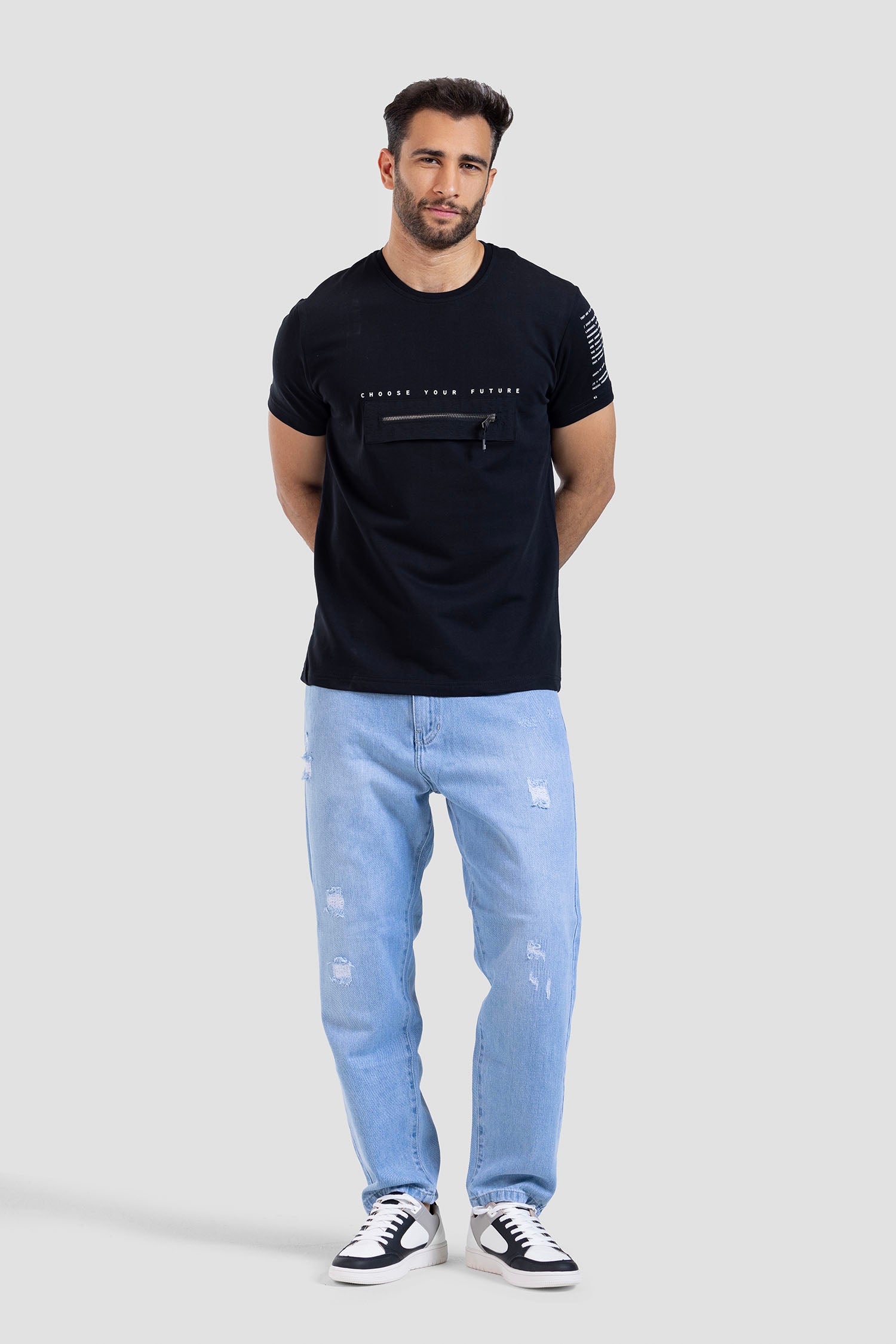 Crew Neck Printed T-shirt