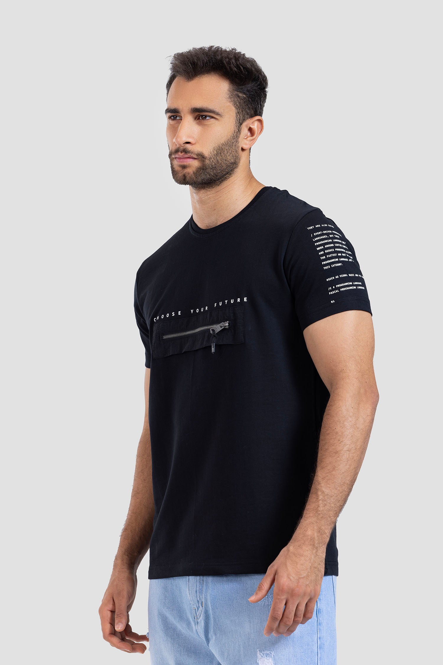 Crew Neck Printed T-shirt
