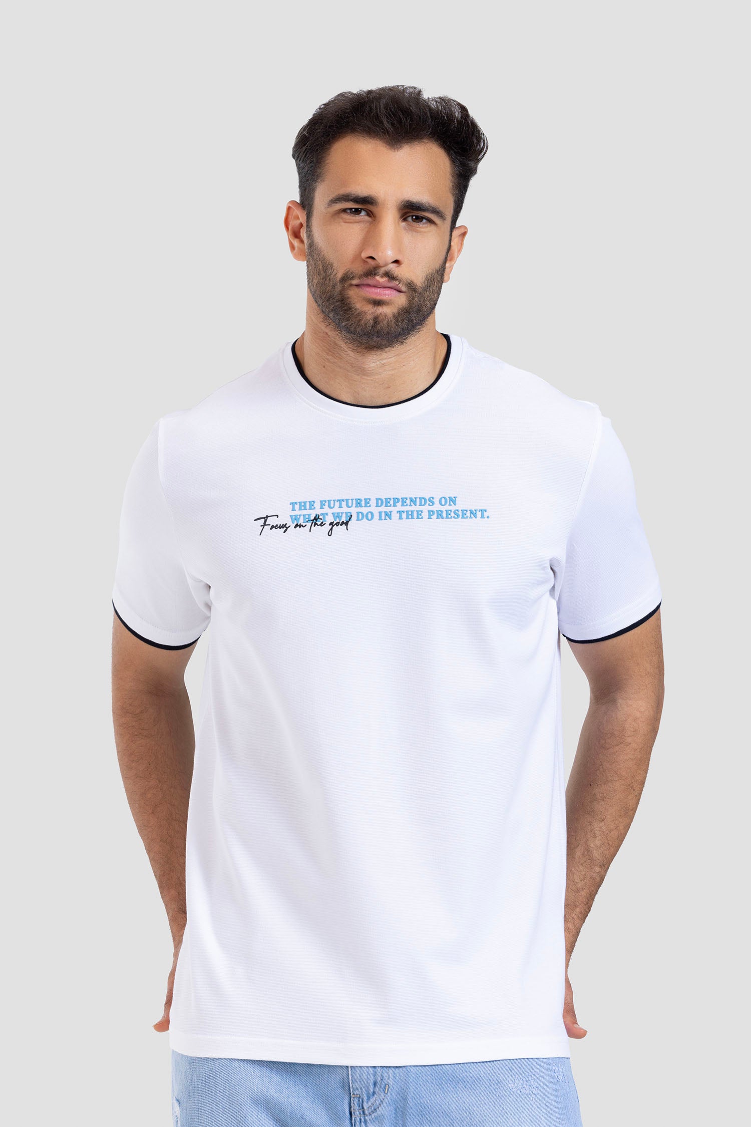 Crew Neck Printed T-shirt