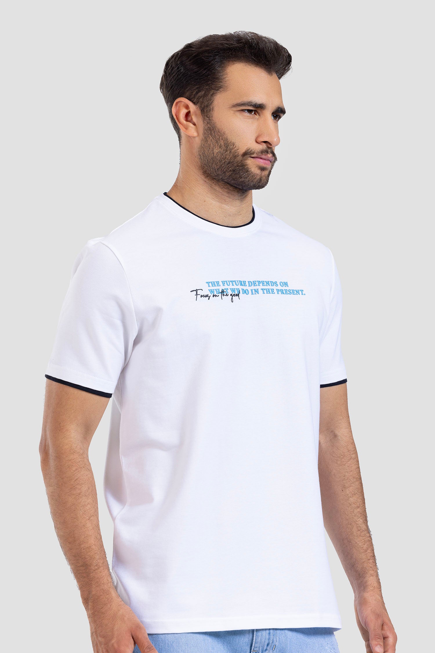 Crew Neck Printed T-shirt