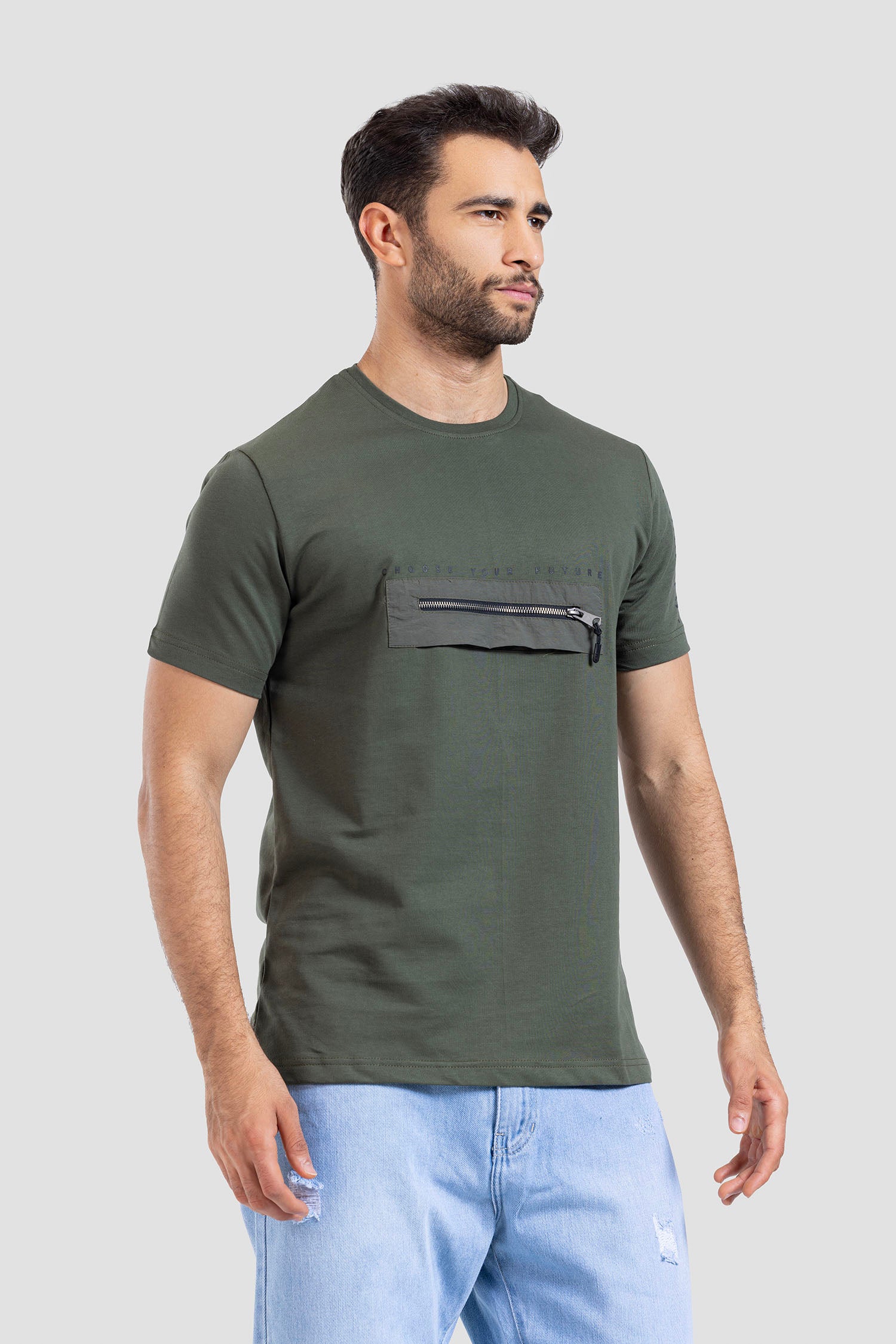 Crew Neck Printed T-shirt
