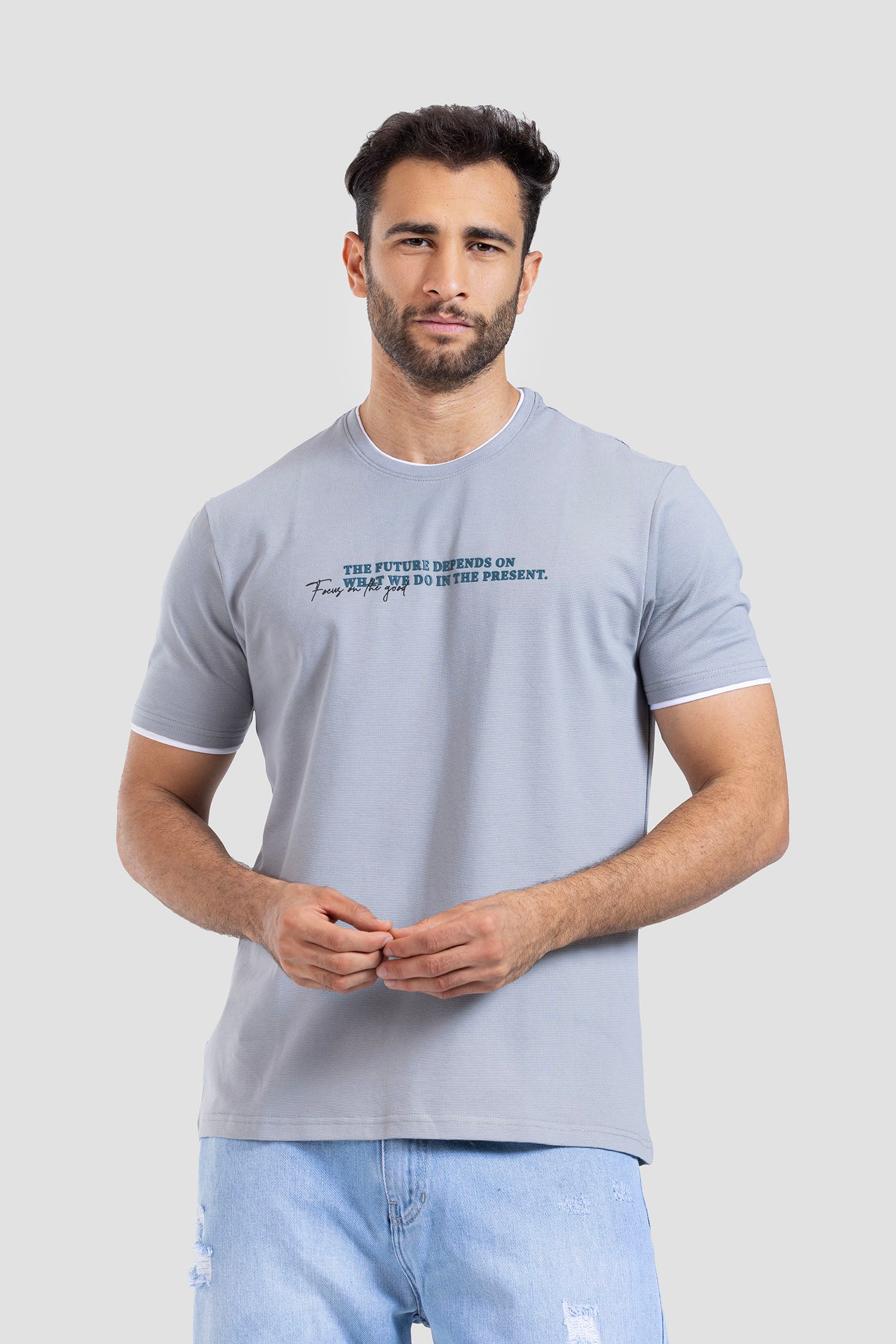 Crew Neck Printed T-shirt
