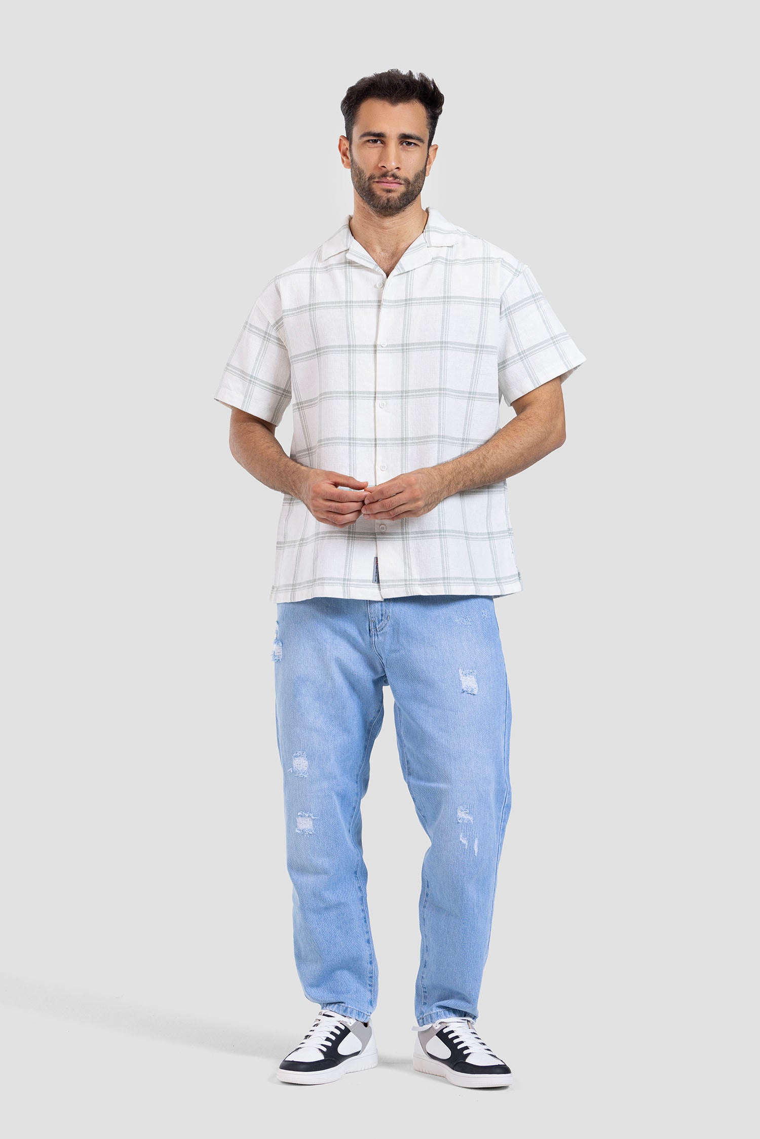 Slim Fit Checked Shirt
