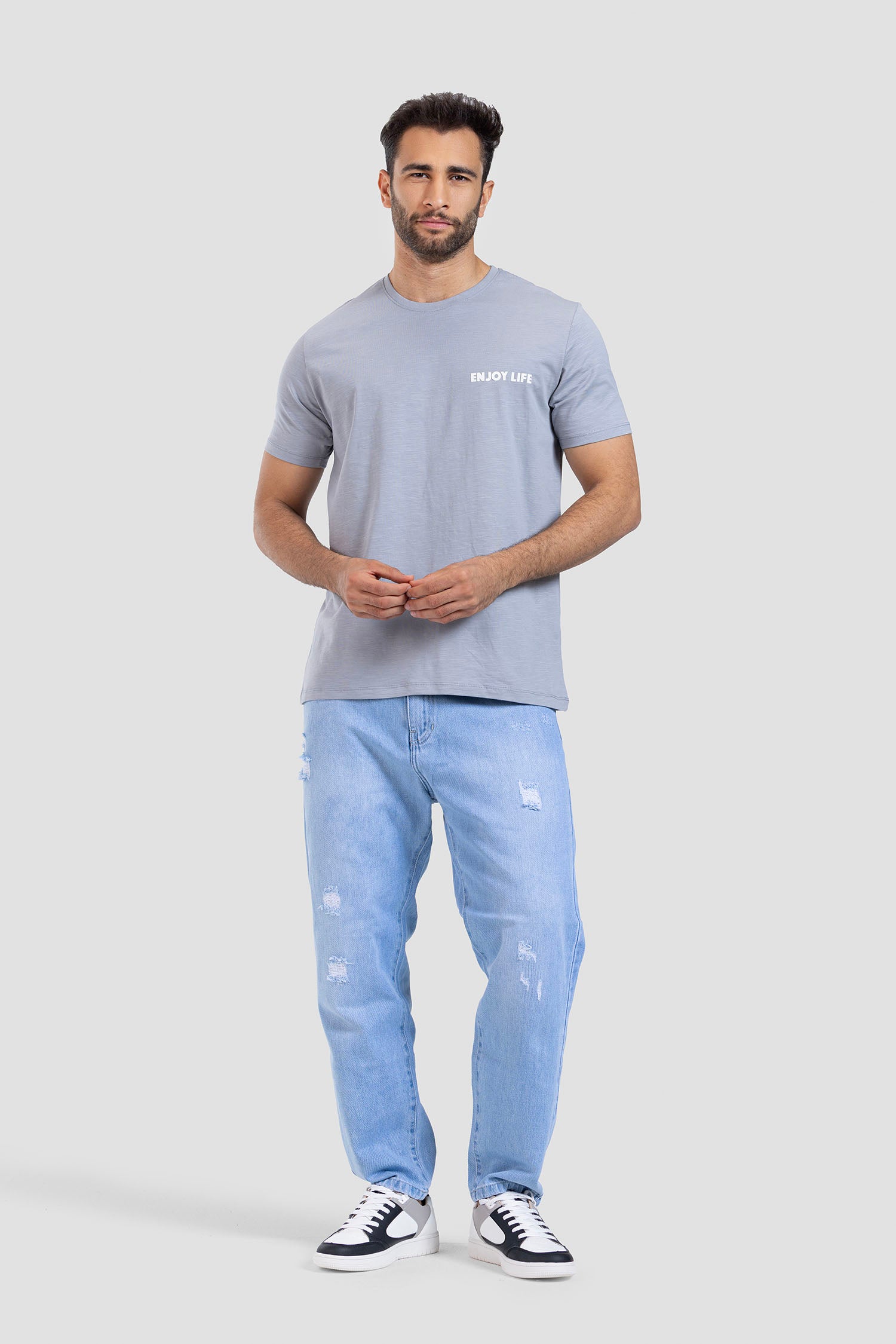 Crew Neck Printed T-shirt