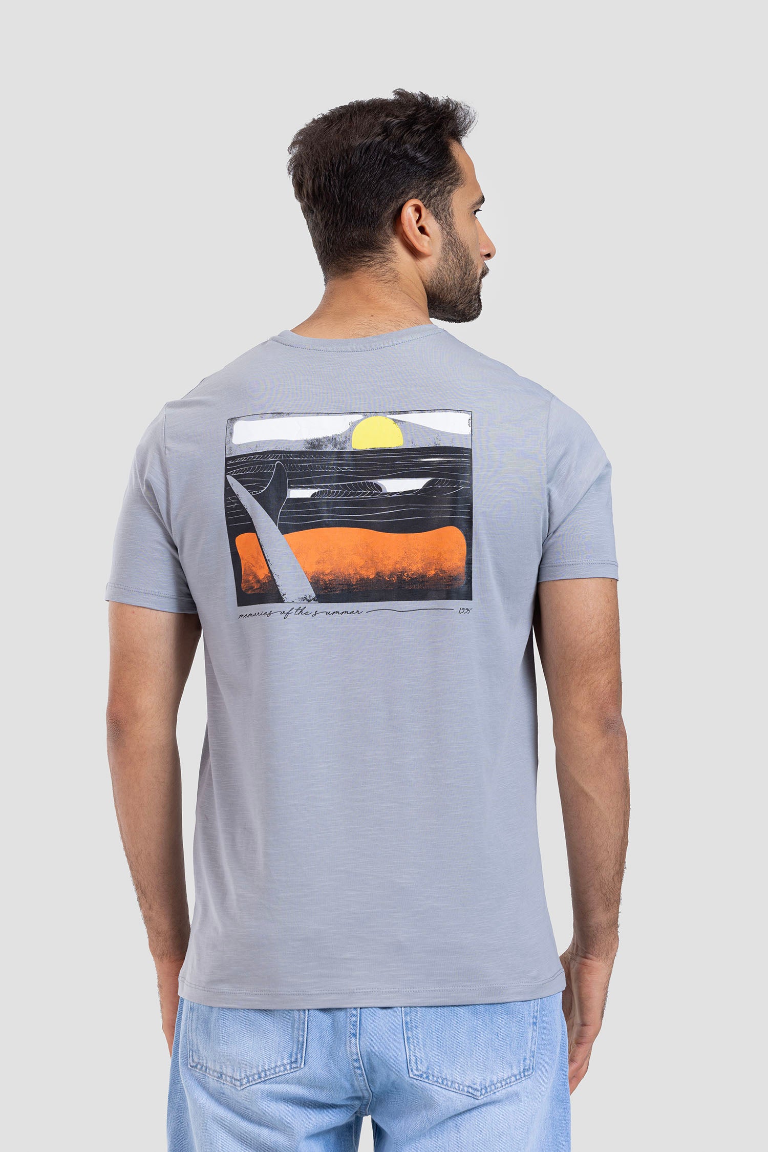 Crew Neck Printed T-shirt