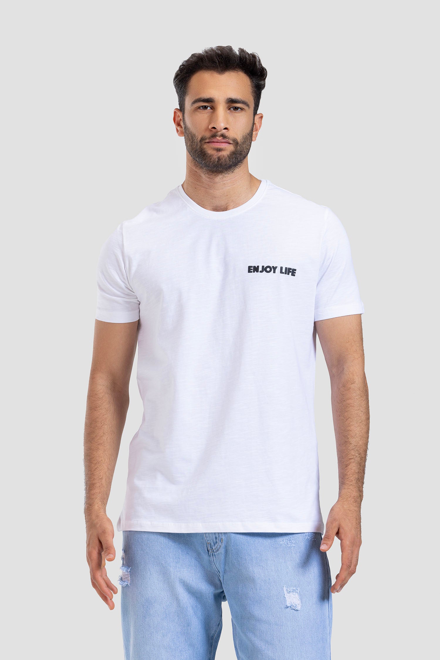 Crew Neck Printed T-shirt