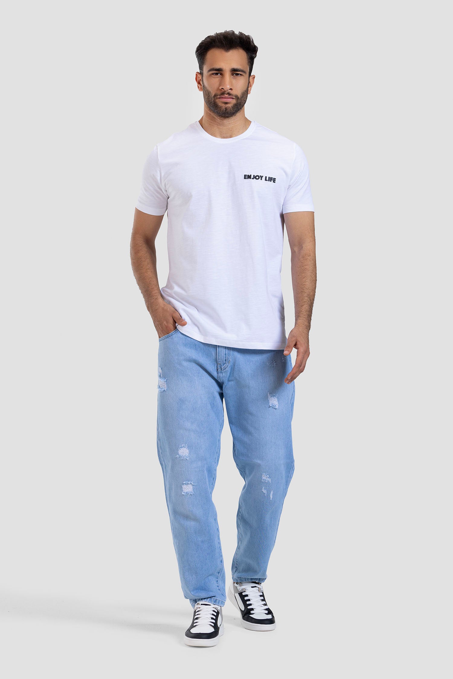 Crew Neck Printed T-shirt