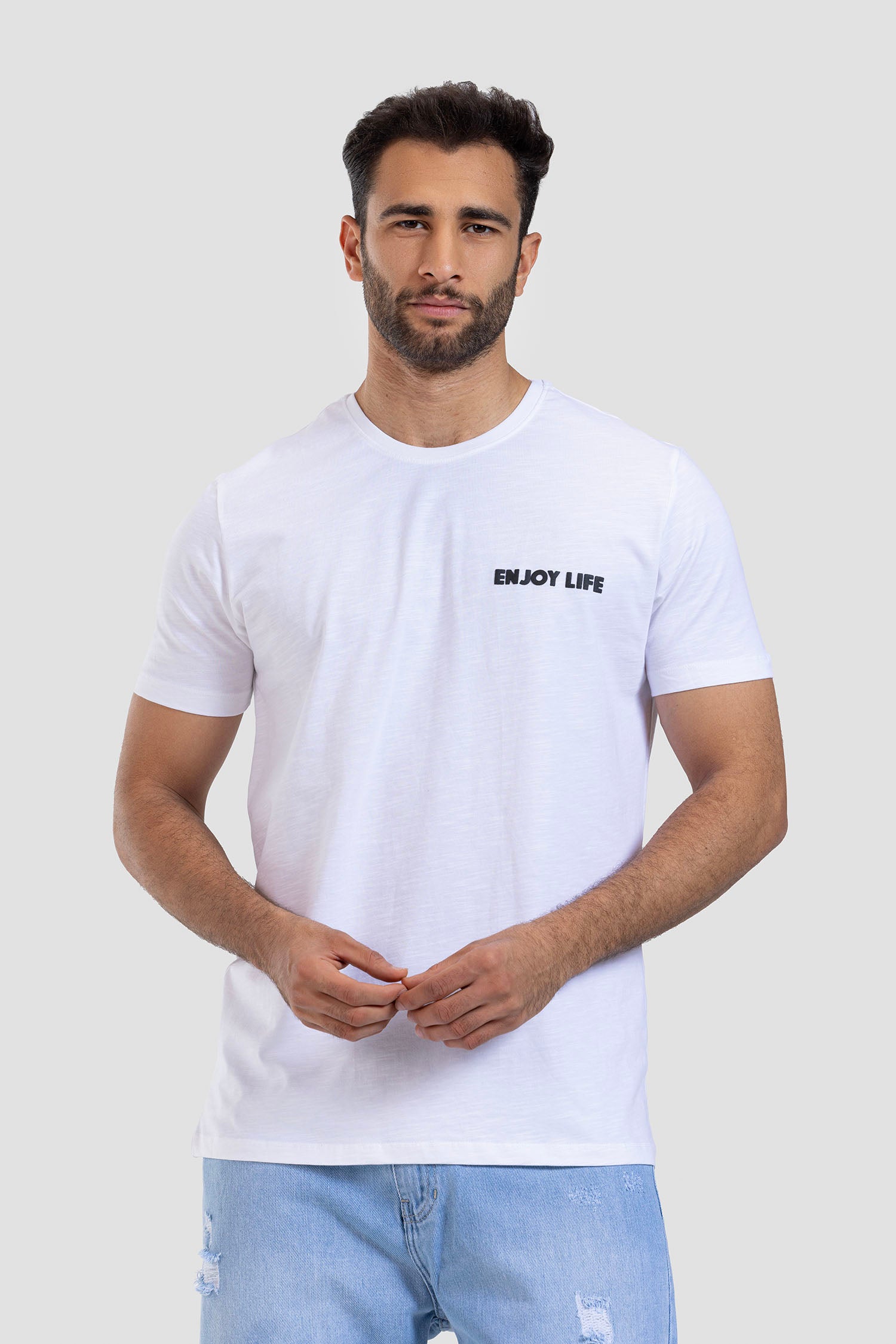 Crew Neck Printed T-shirt