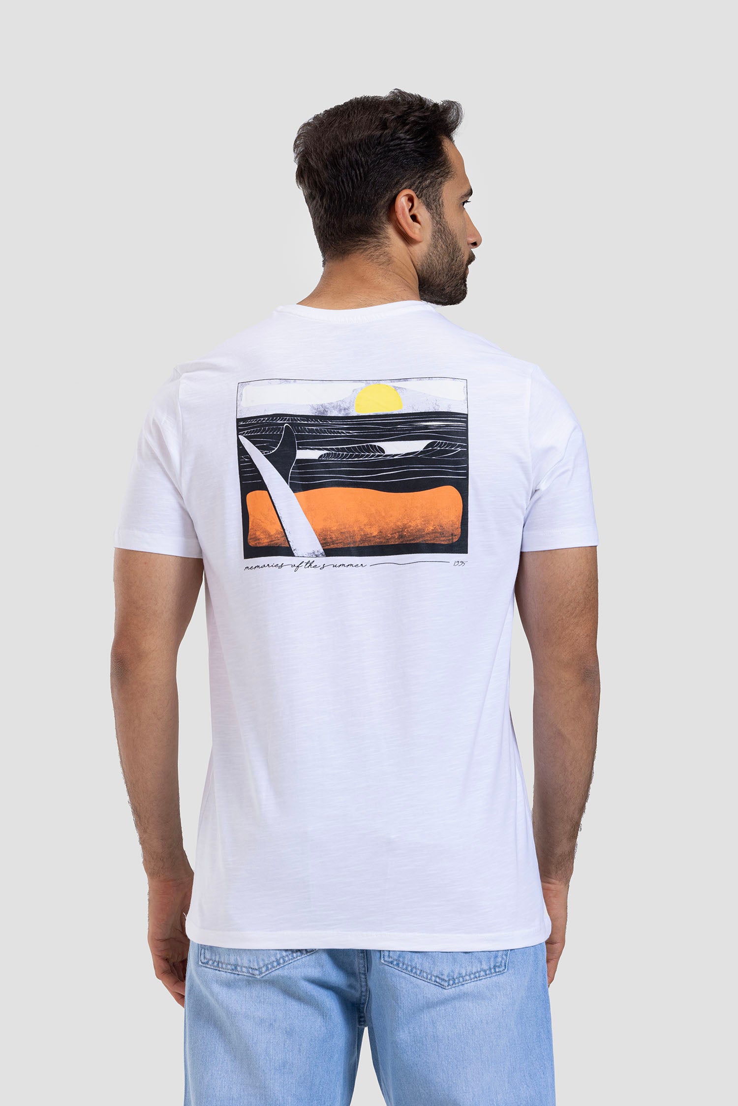 Crew Neck Printed T-shirt