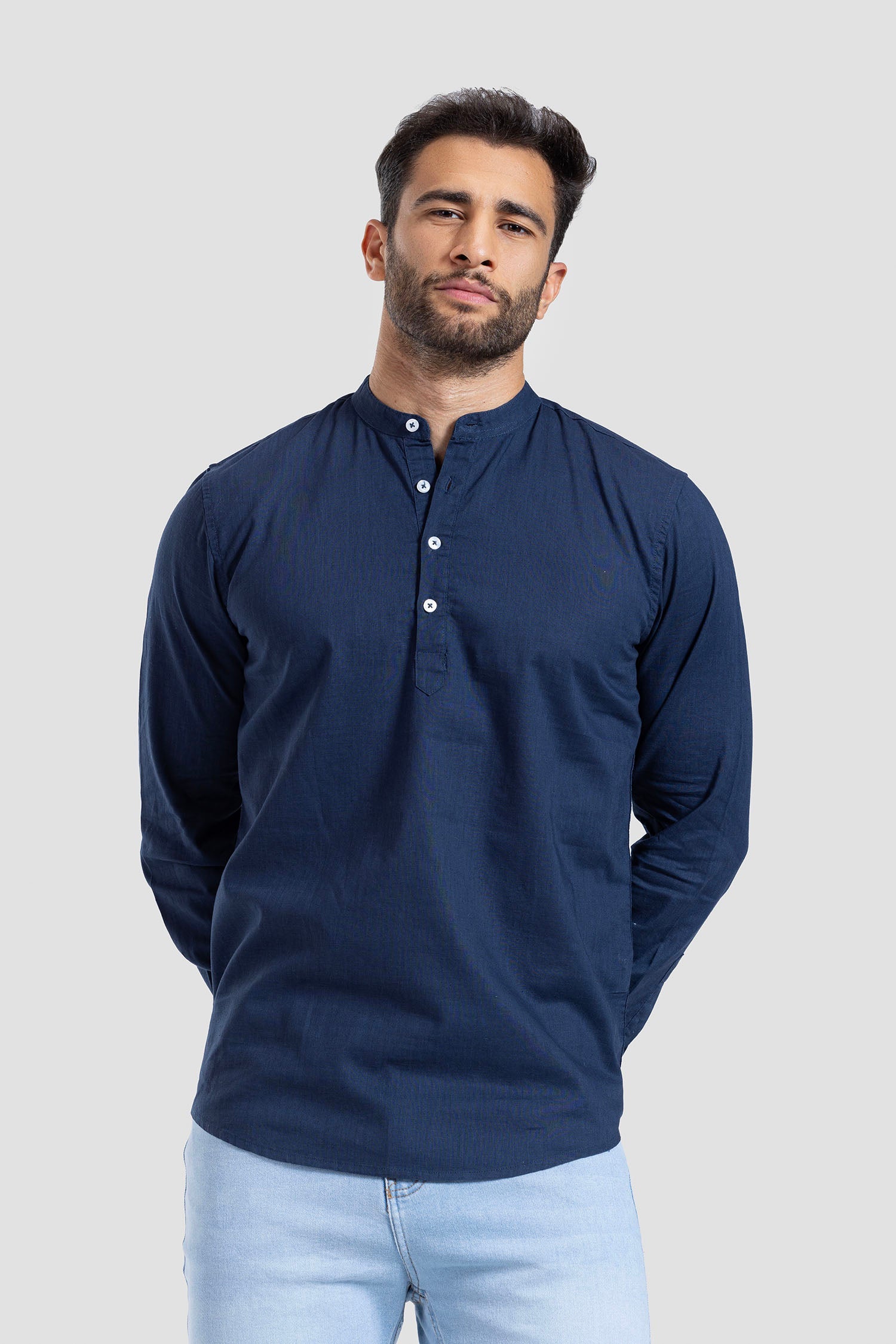 Slim Fit Solid Shirt