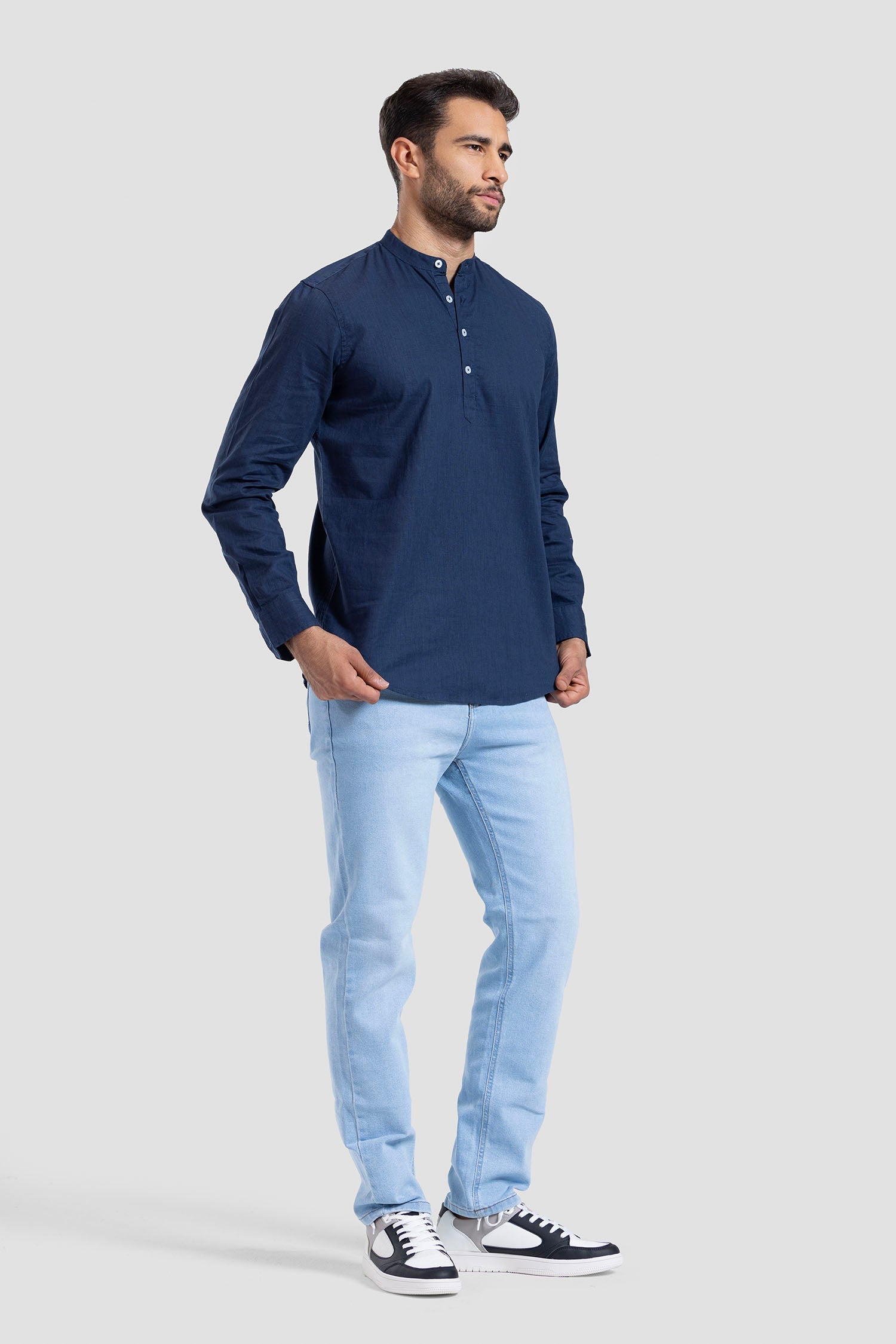 Slim Fit Solid Shirt