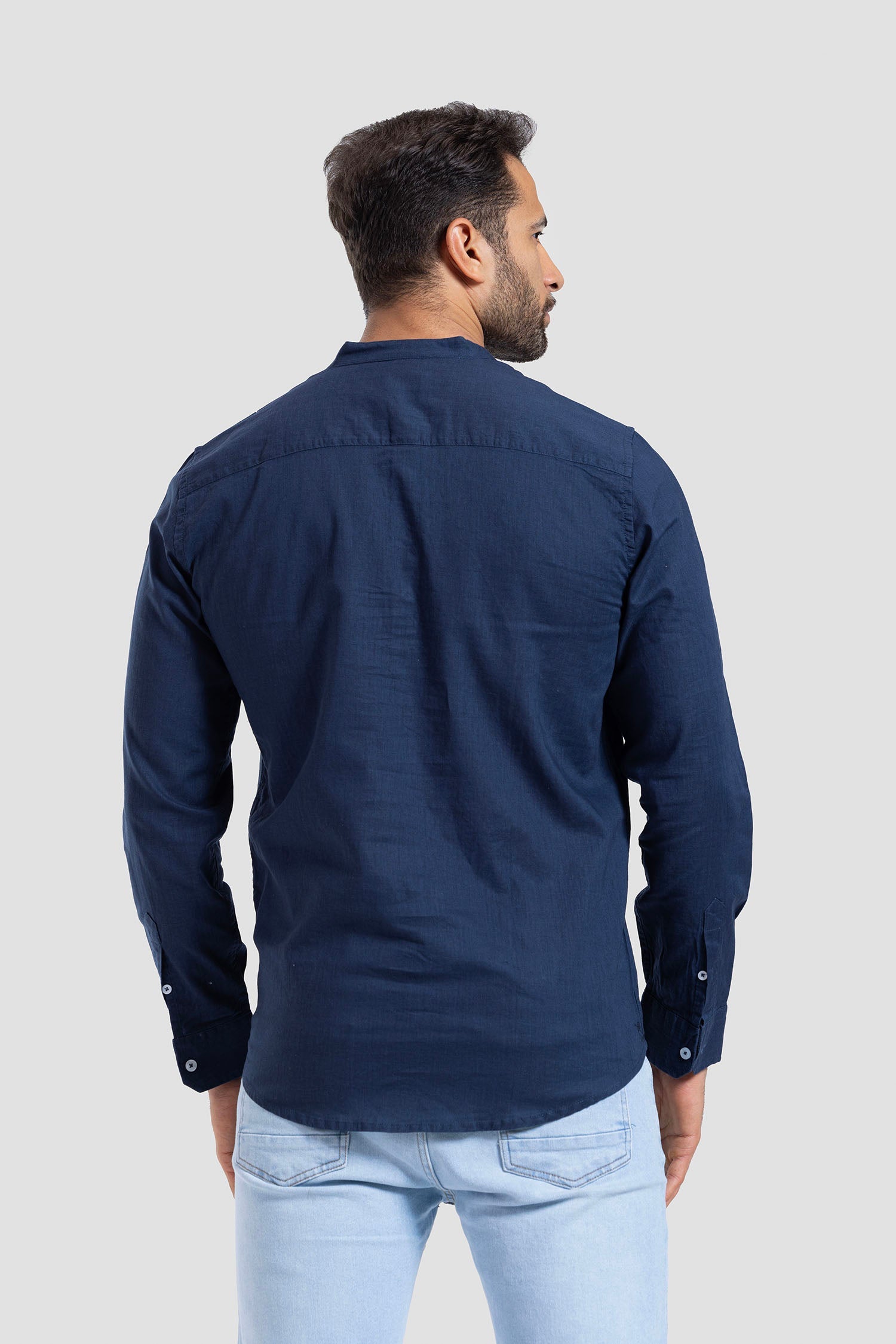 Slim Fit Solid Shirt