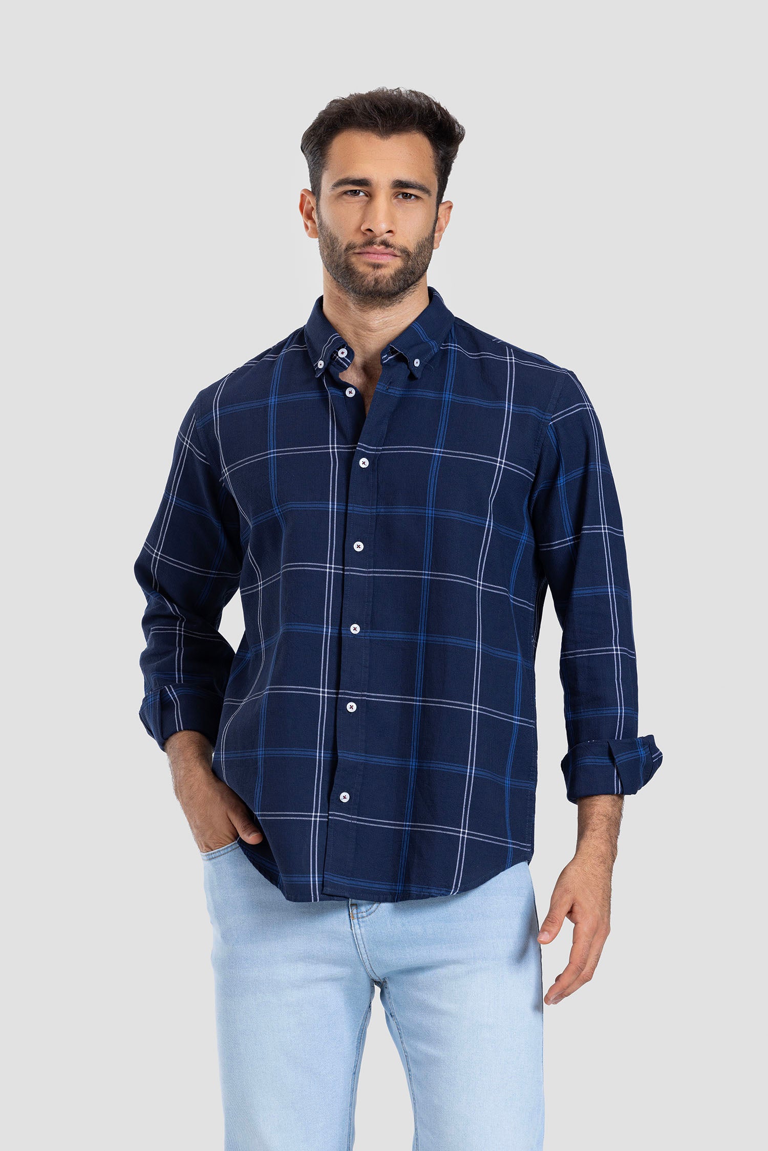Slim Fit Checked Shirt