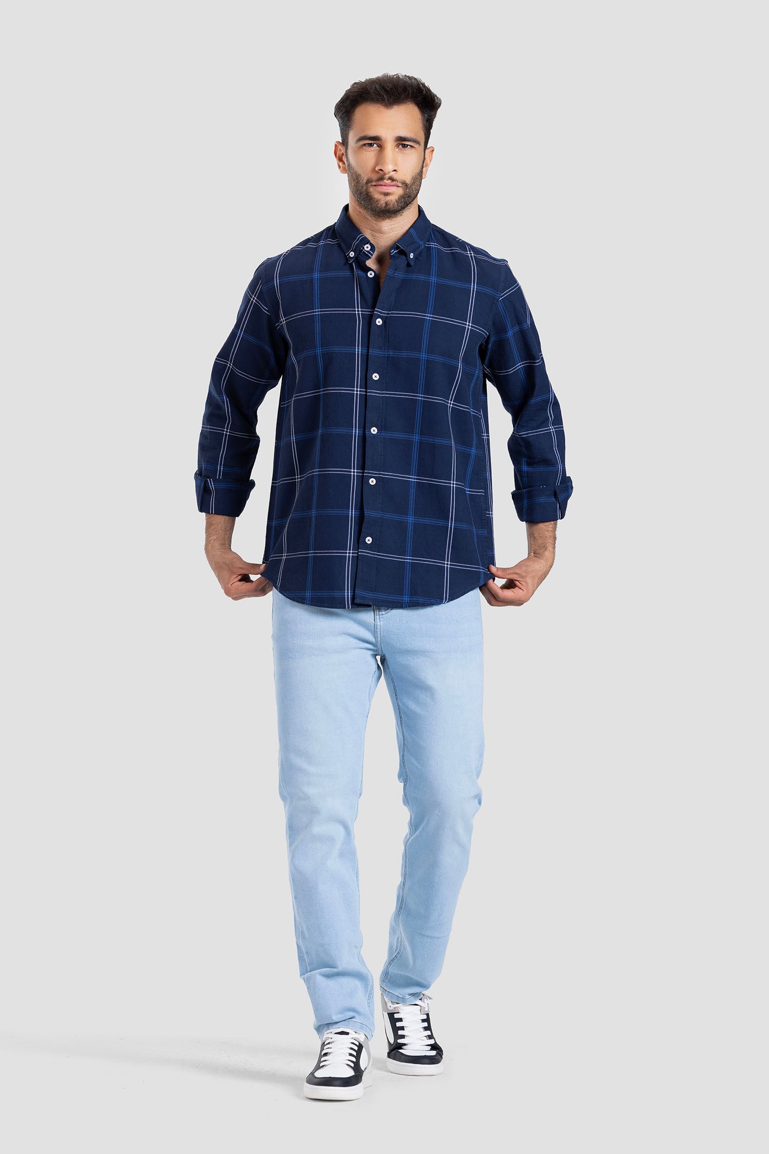 Slim Fit Checked Shirt