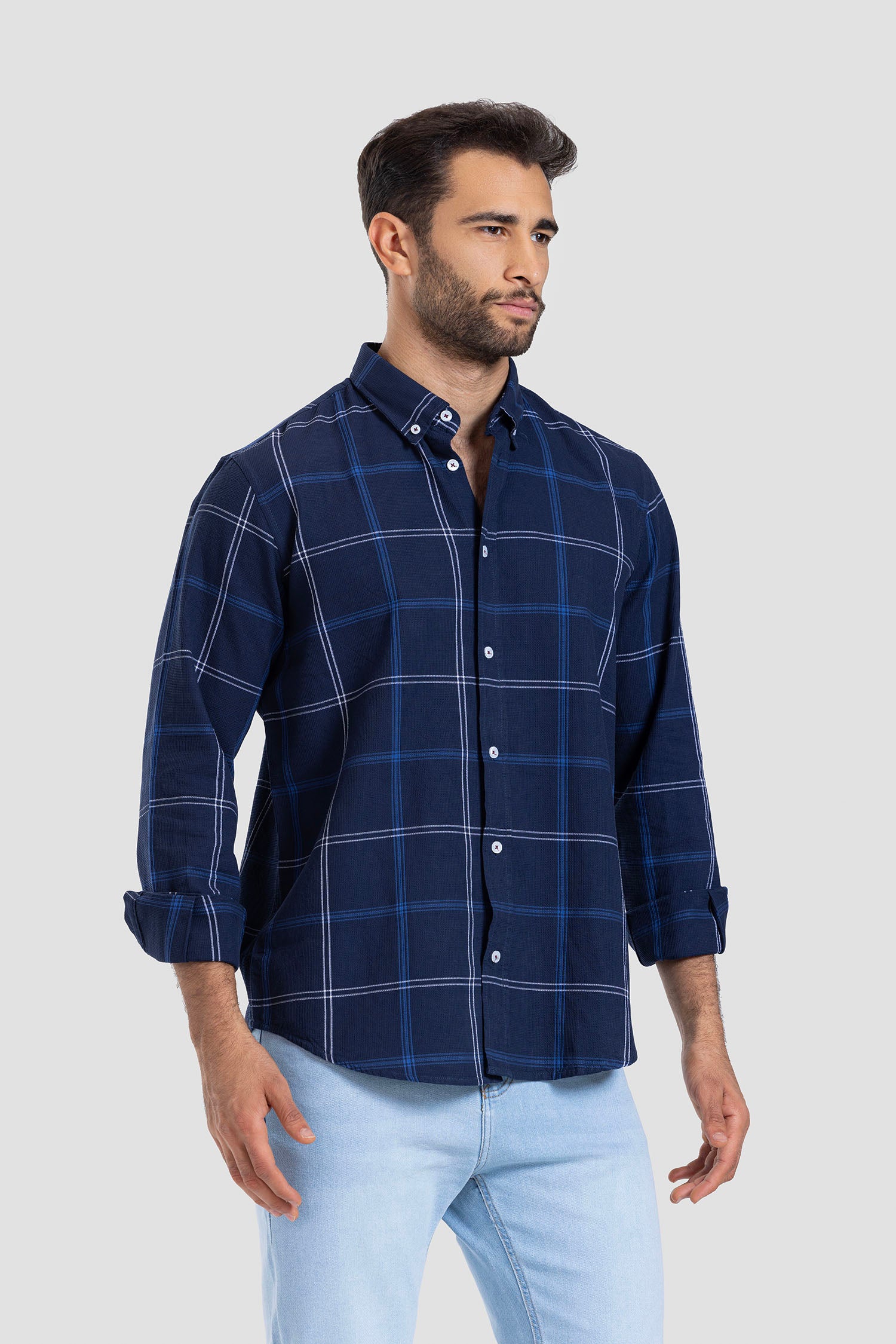 Slim Fit Checked Shirt