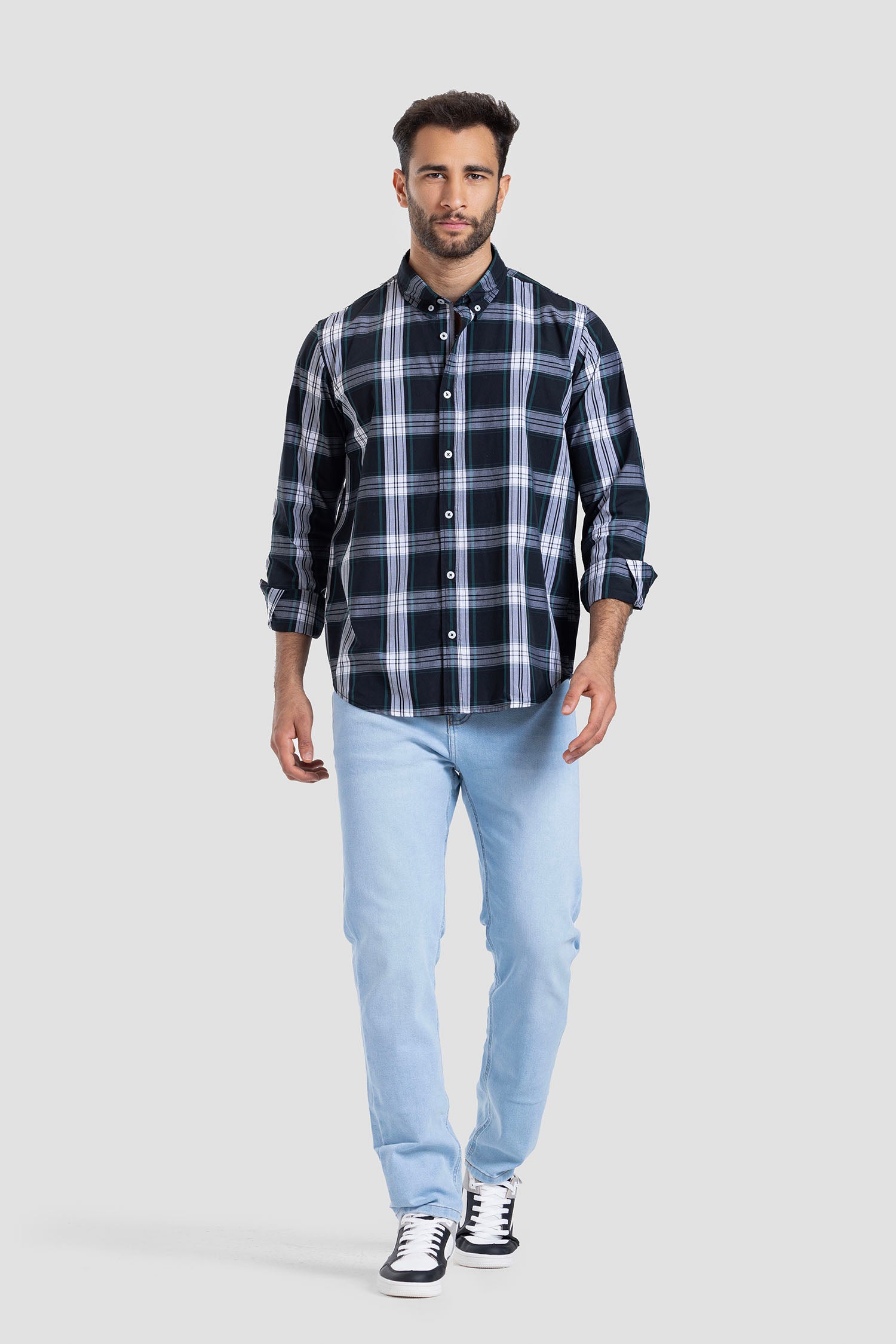Slim Fit Checked Shirt