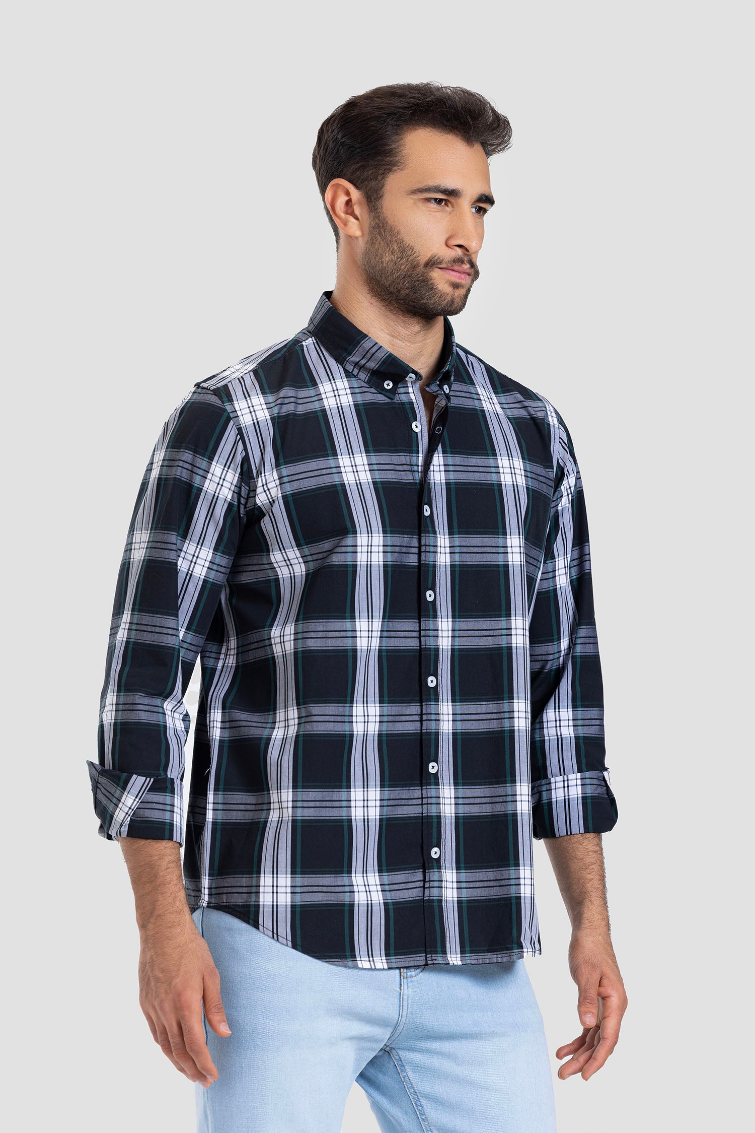 Slim Fit Checked Shirt