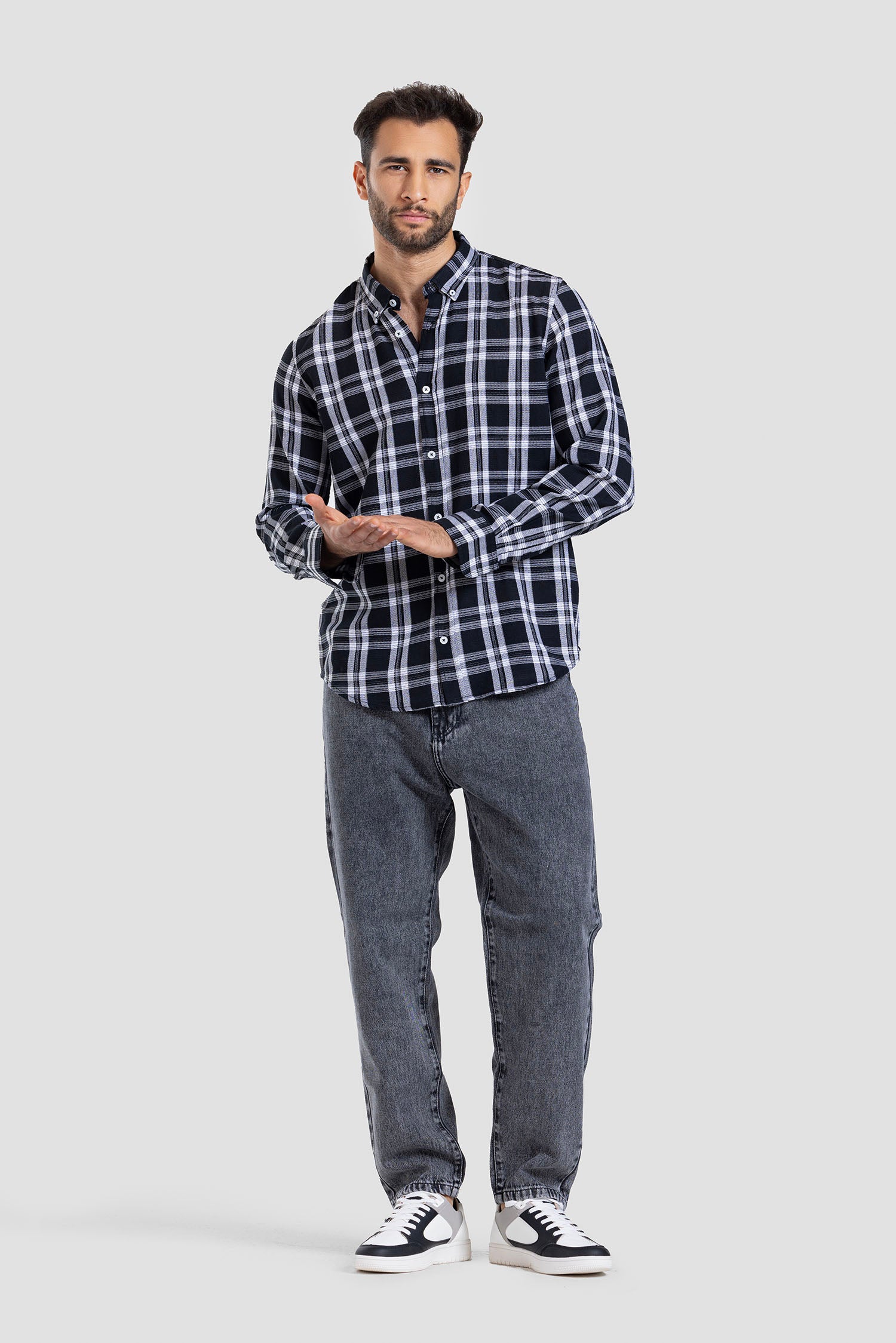 Slim Fit Checked Shirt