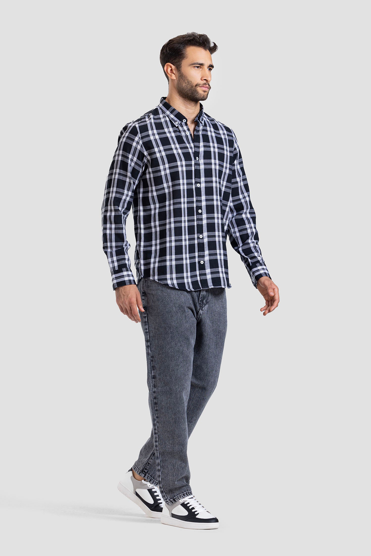 Slim Fit Checked Shirt