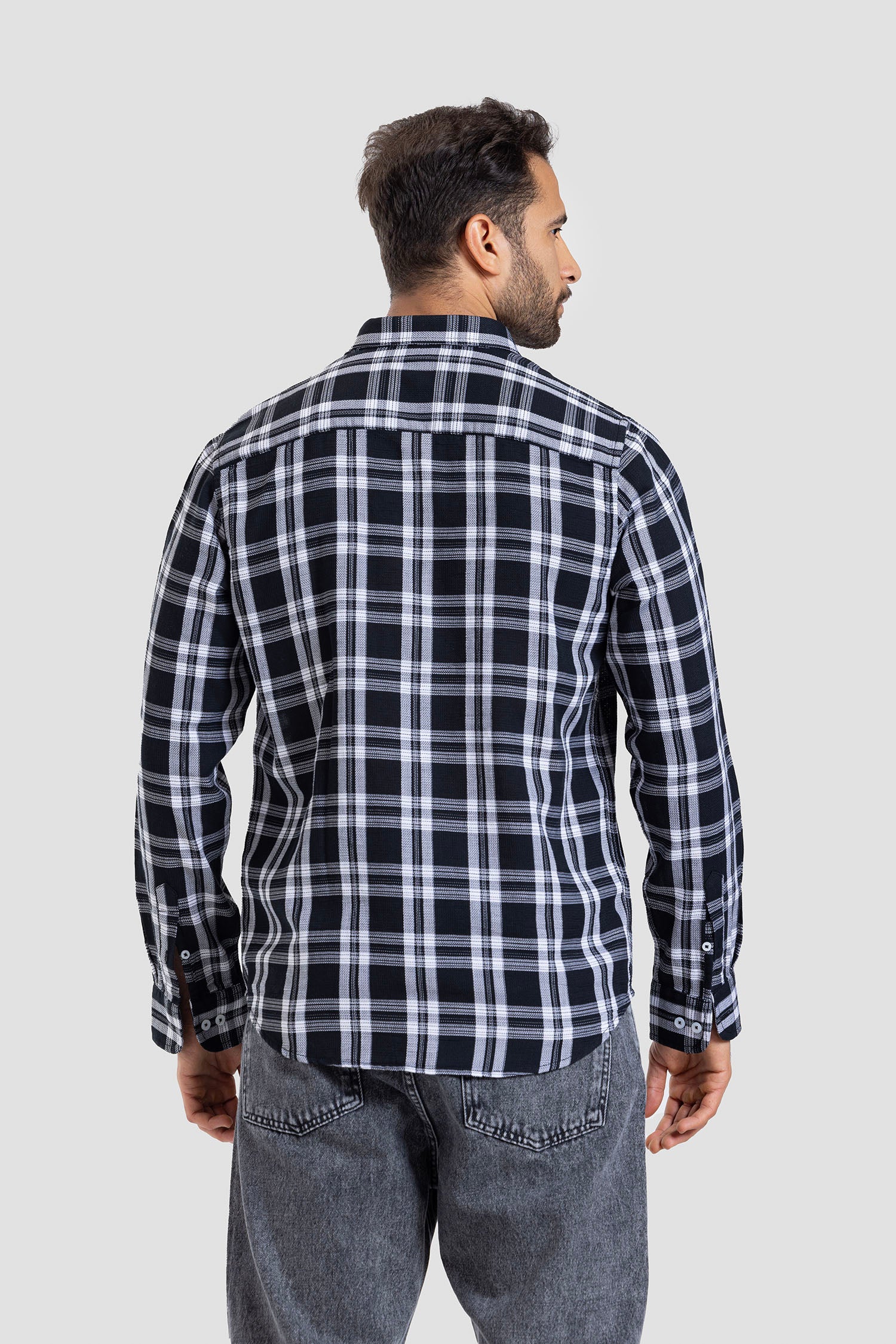Slim Fit Checked Shirt