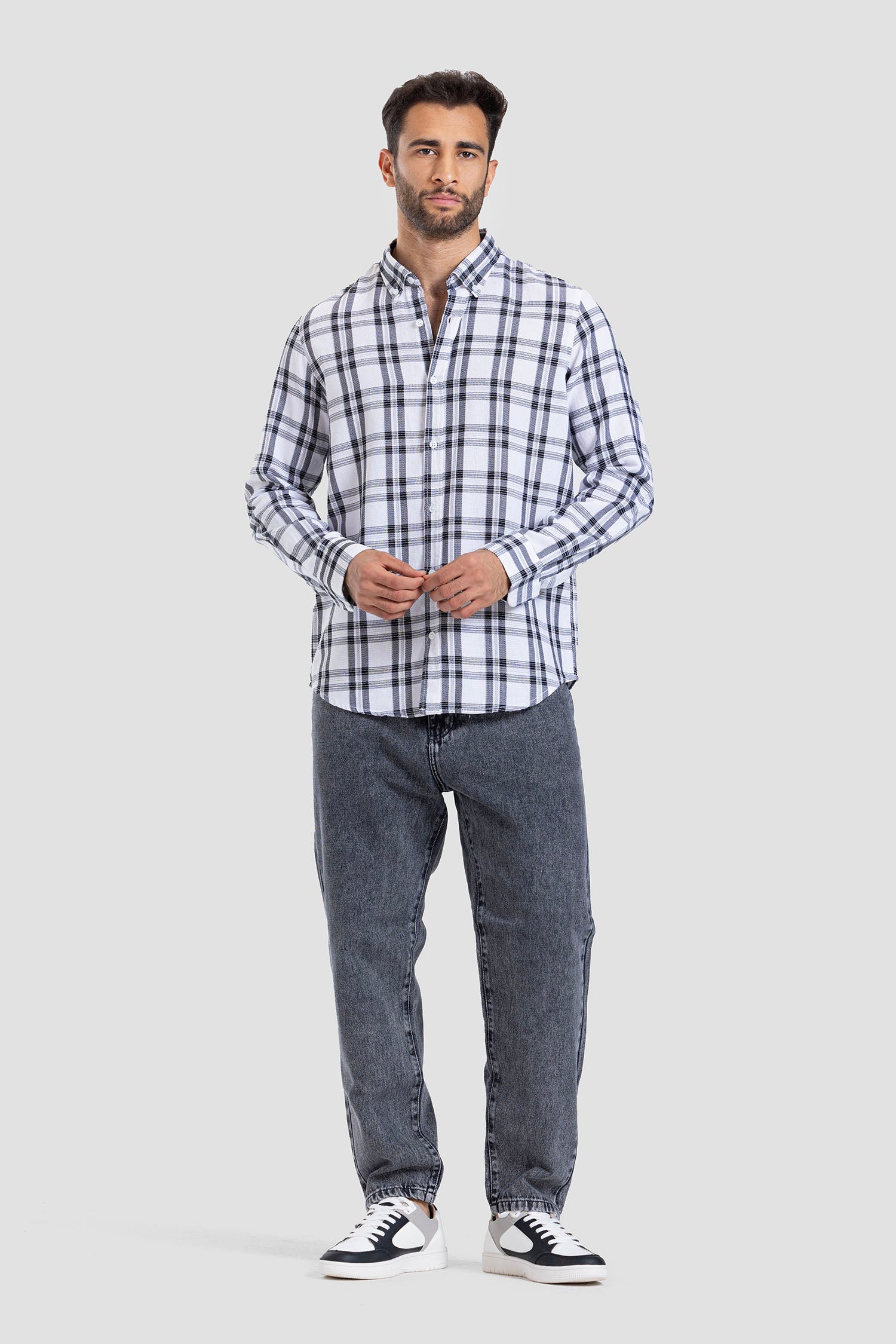 Slim Fit Checked Shirt