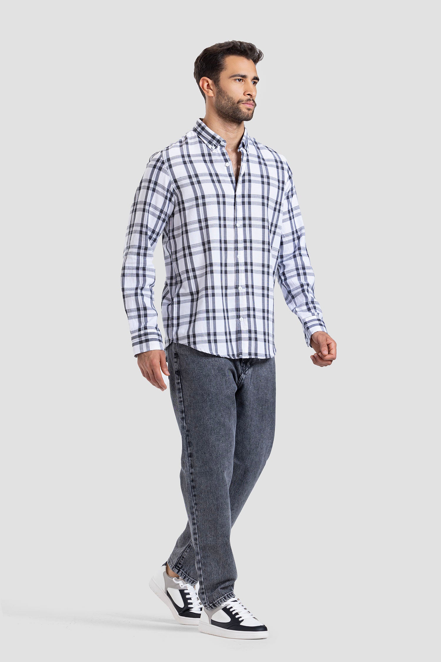 Slim Fit Checked Shirt