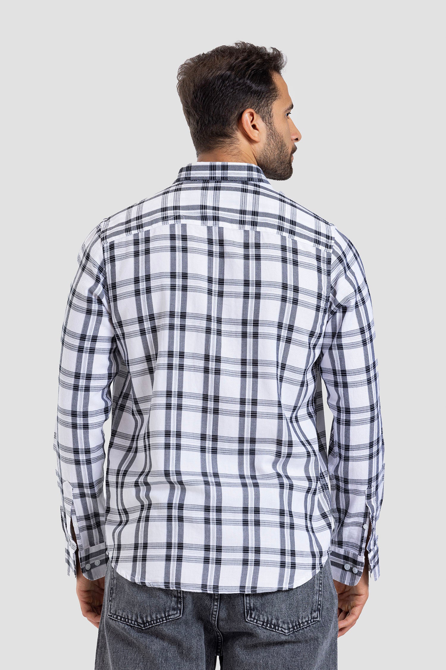 Slim Fit Checked Shirt