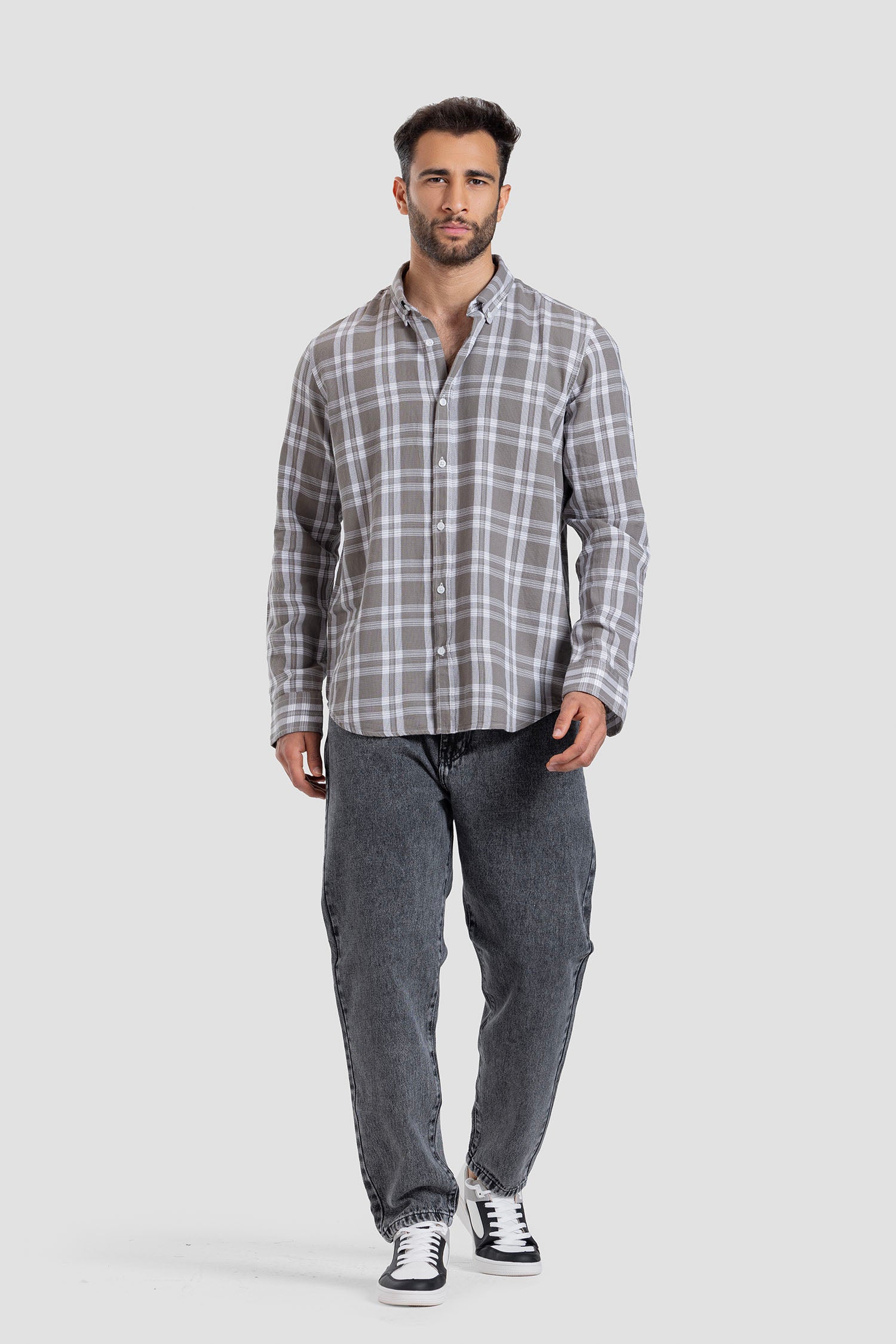 Slim Fit Checked Shirt